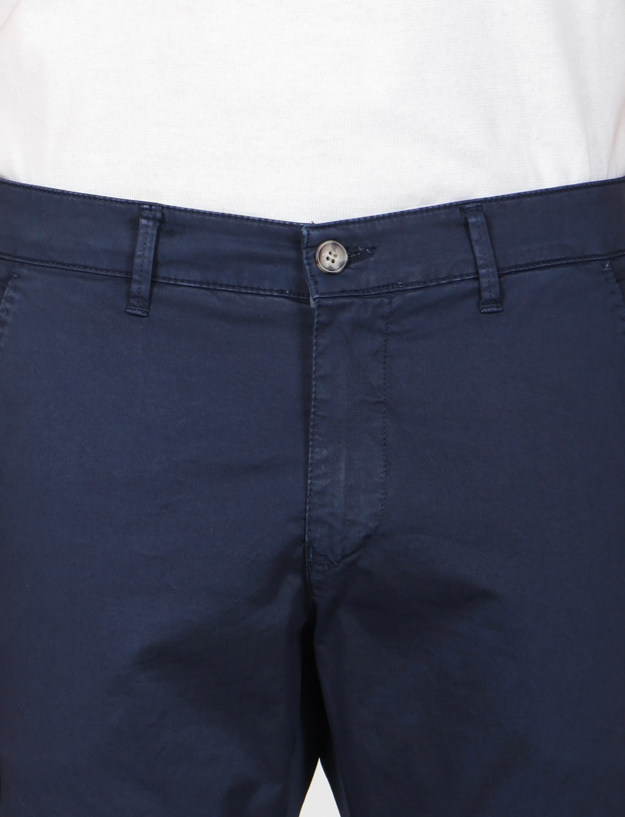 Pantaloni in gabardine di cotone stretch - Image 4