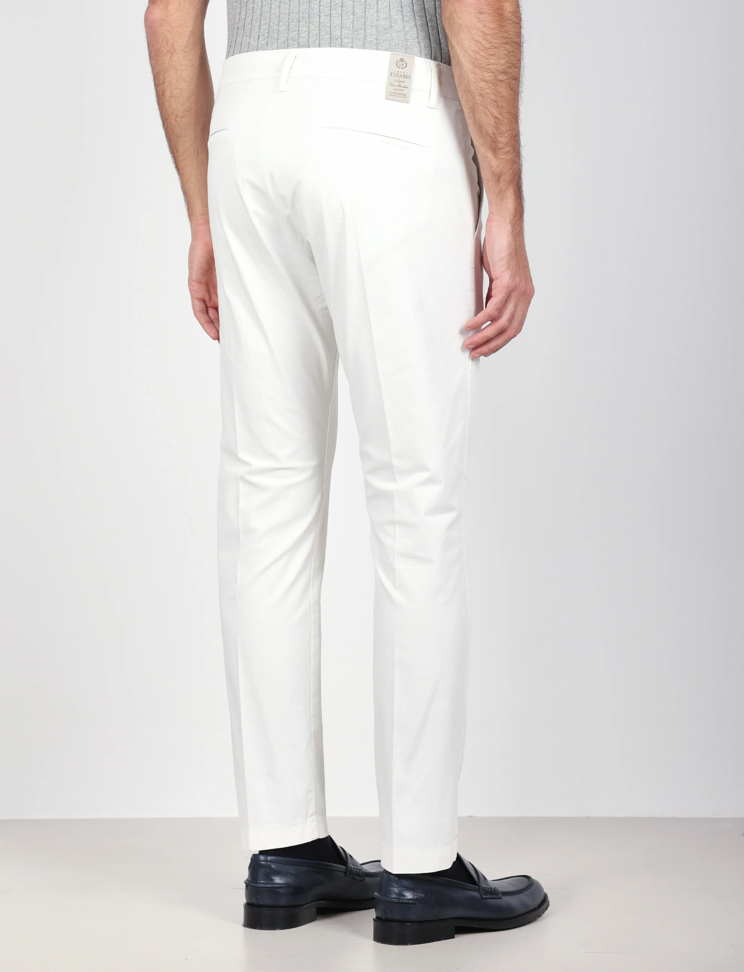 Pantaloni in gabardine di cotone stretch - Image 52