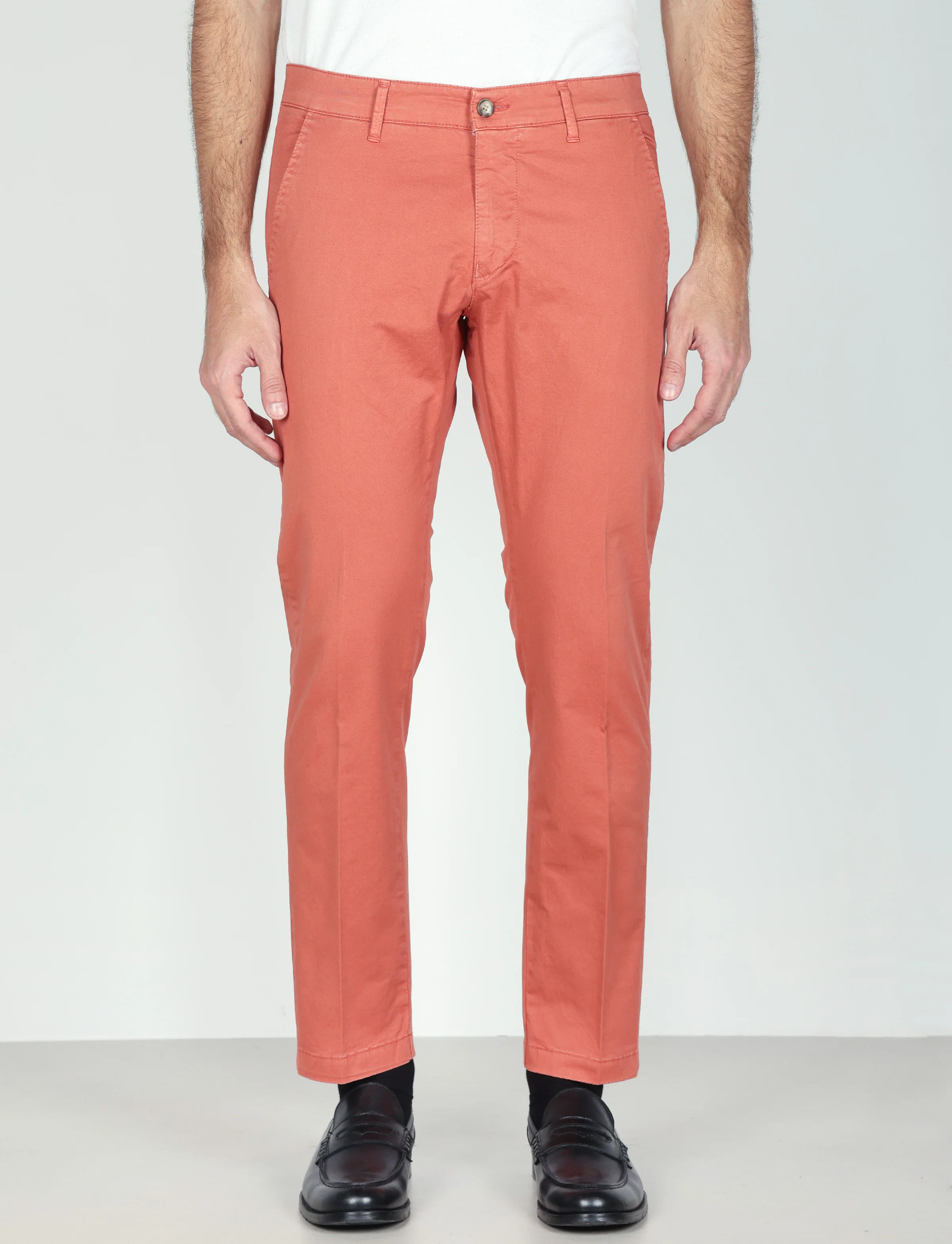 Pantaloni in gabardine di cotone stretch - Image 6