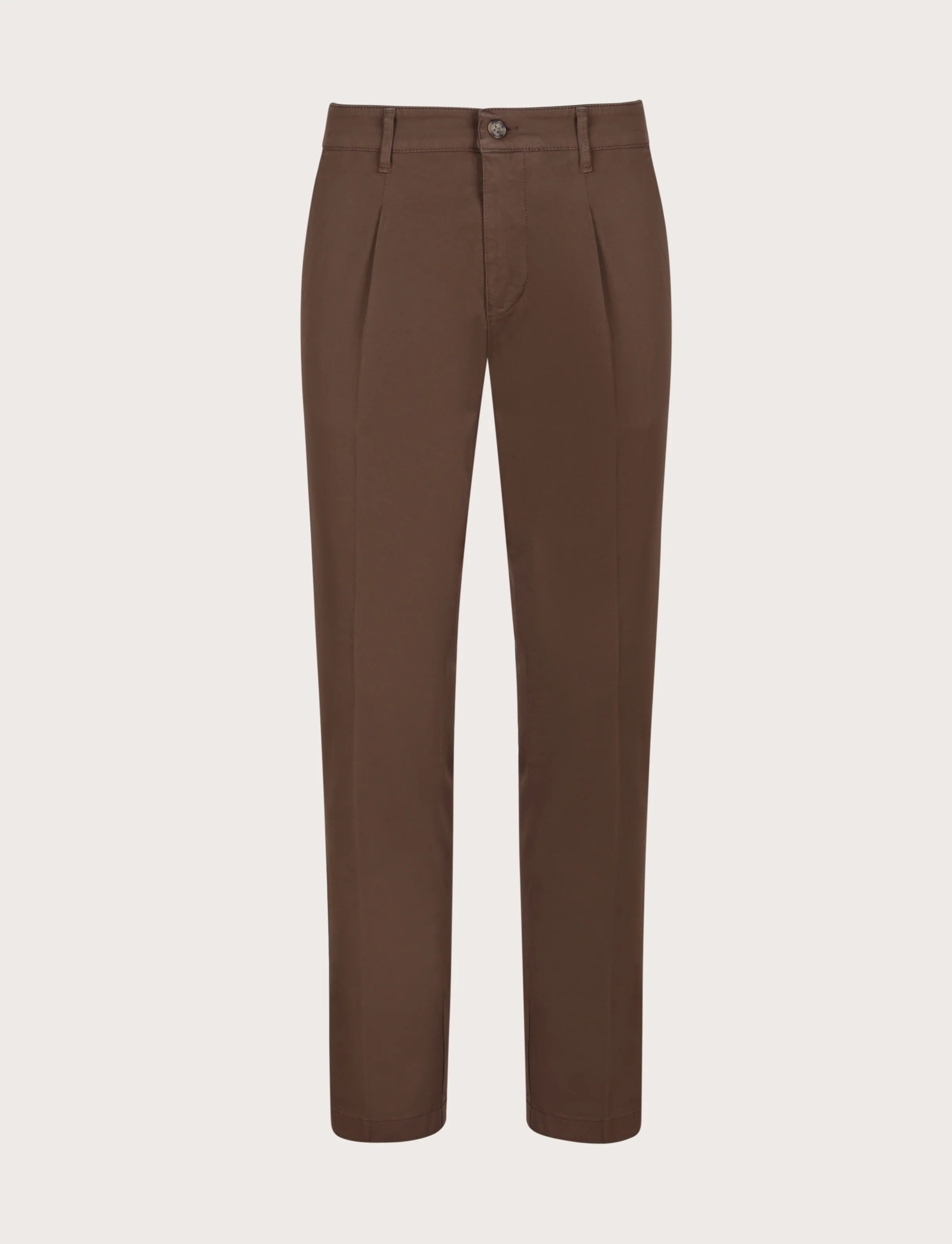 Pantaloni con pinces in cotone elasticizzato - Image 25