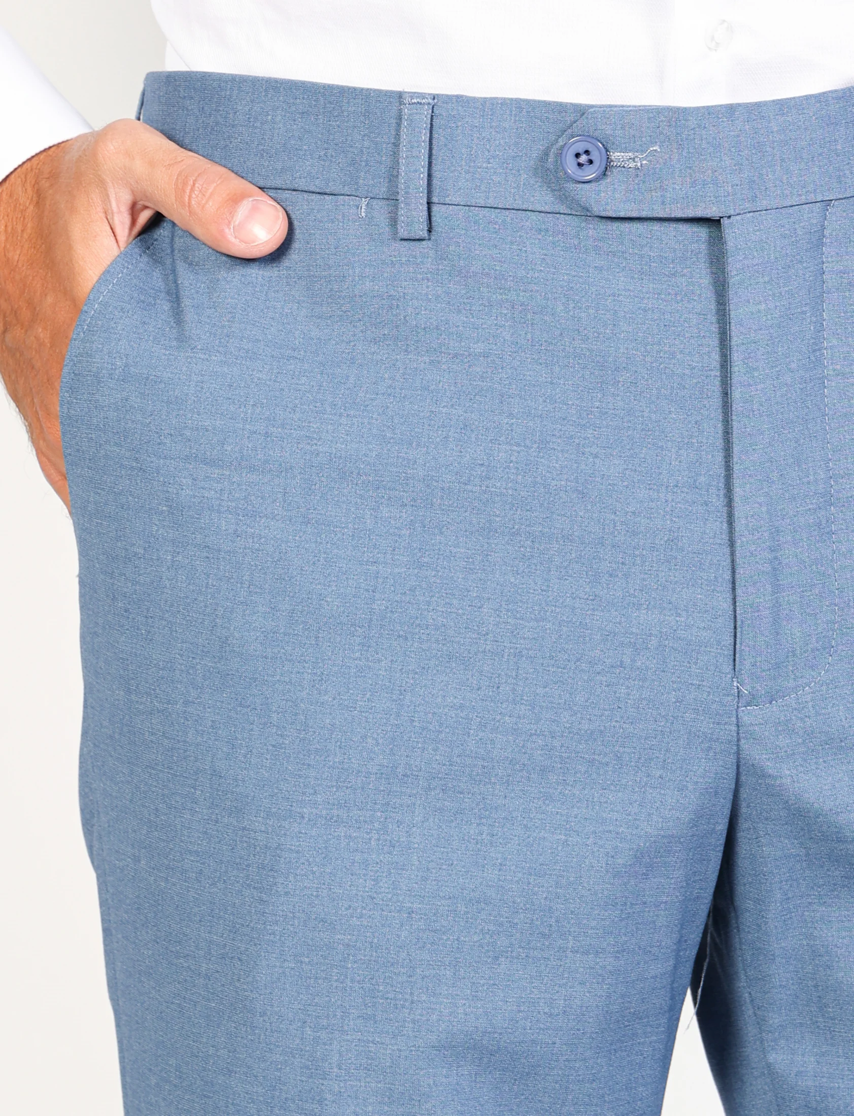 Pantaloni tinta unita classici - Image 2