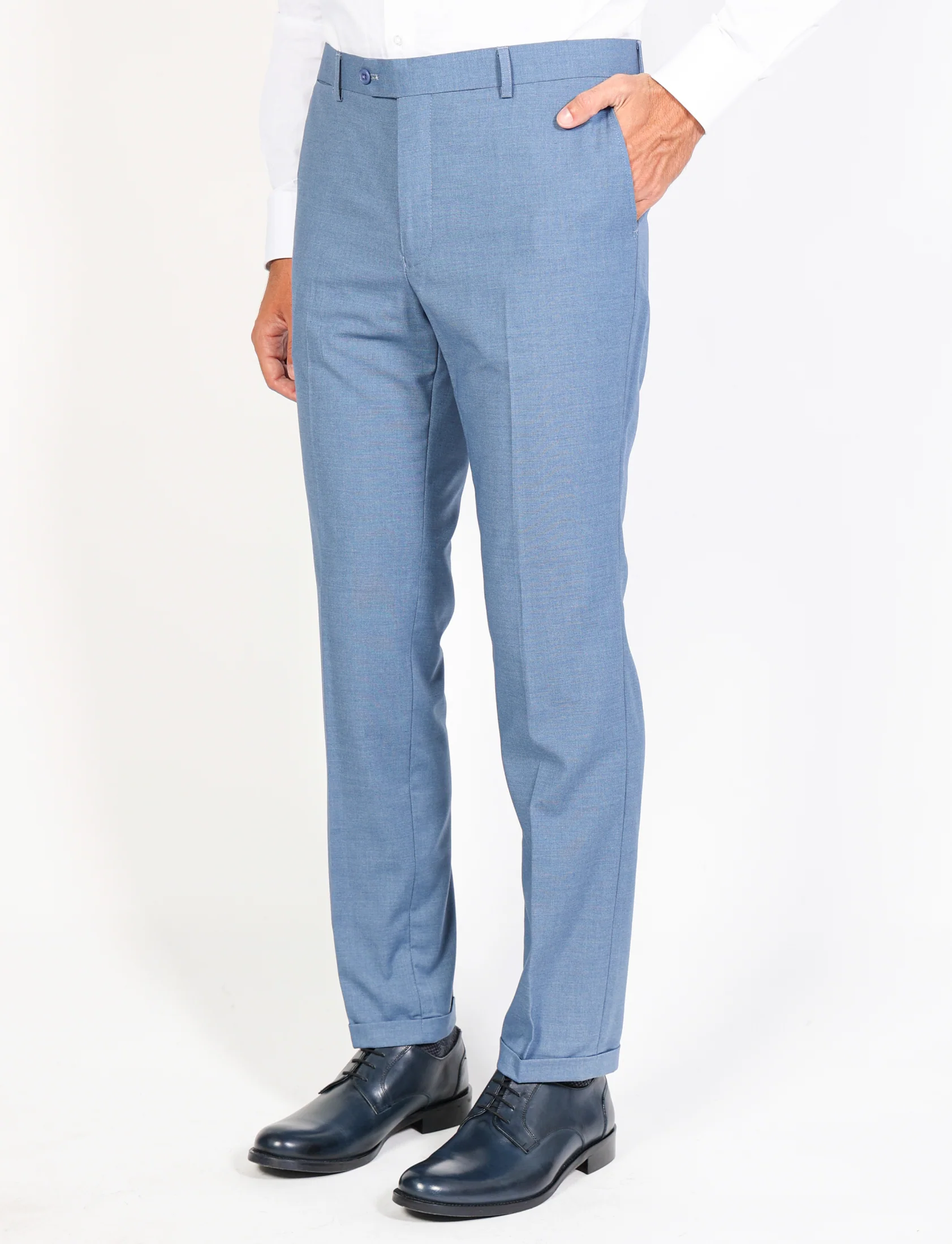 Pantaloni tinta unita classici - Image 3