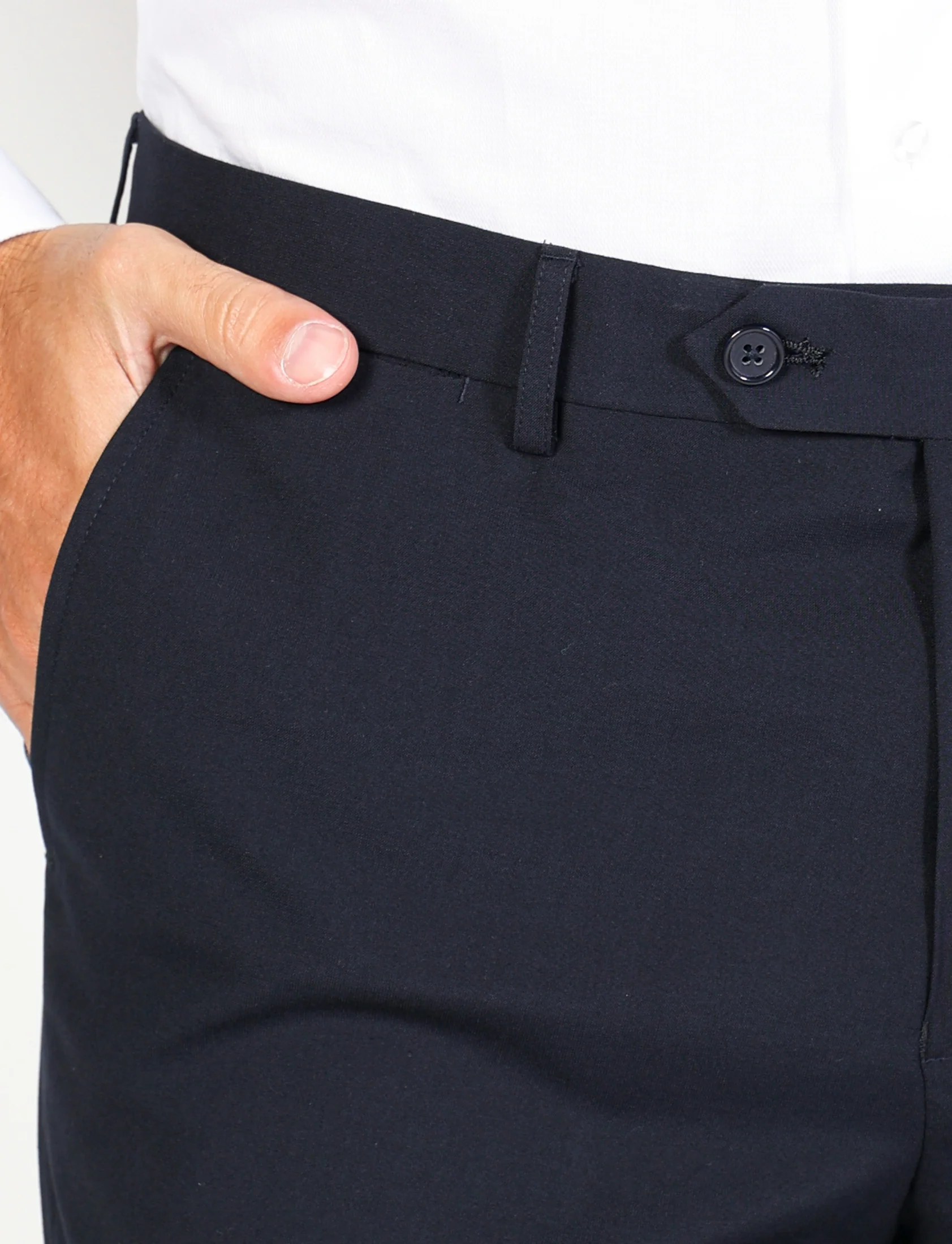 Pantaloni tinta unita classici - Image 7