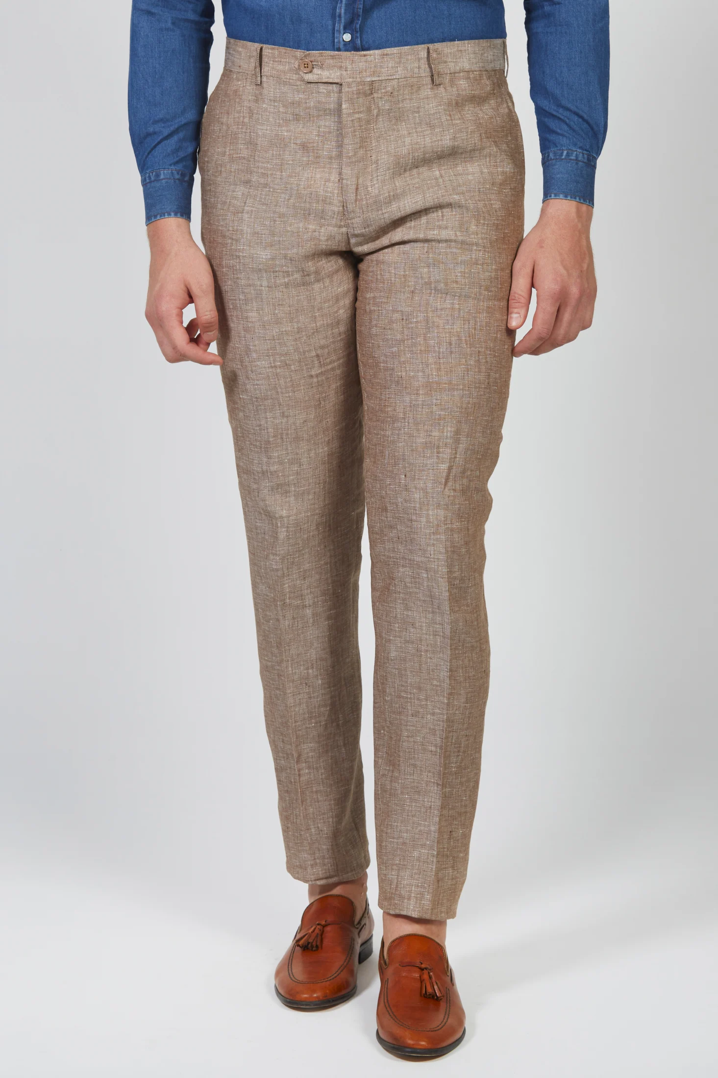 Pantalone in lino mélange - Image 10