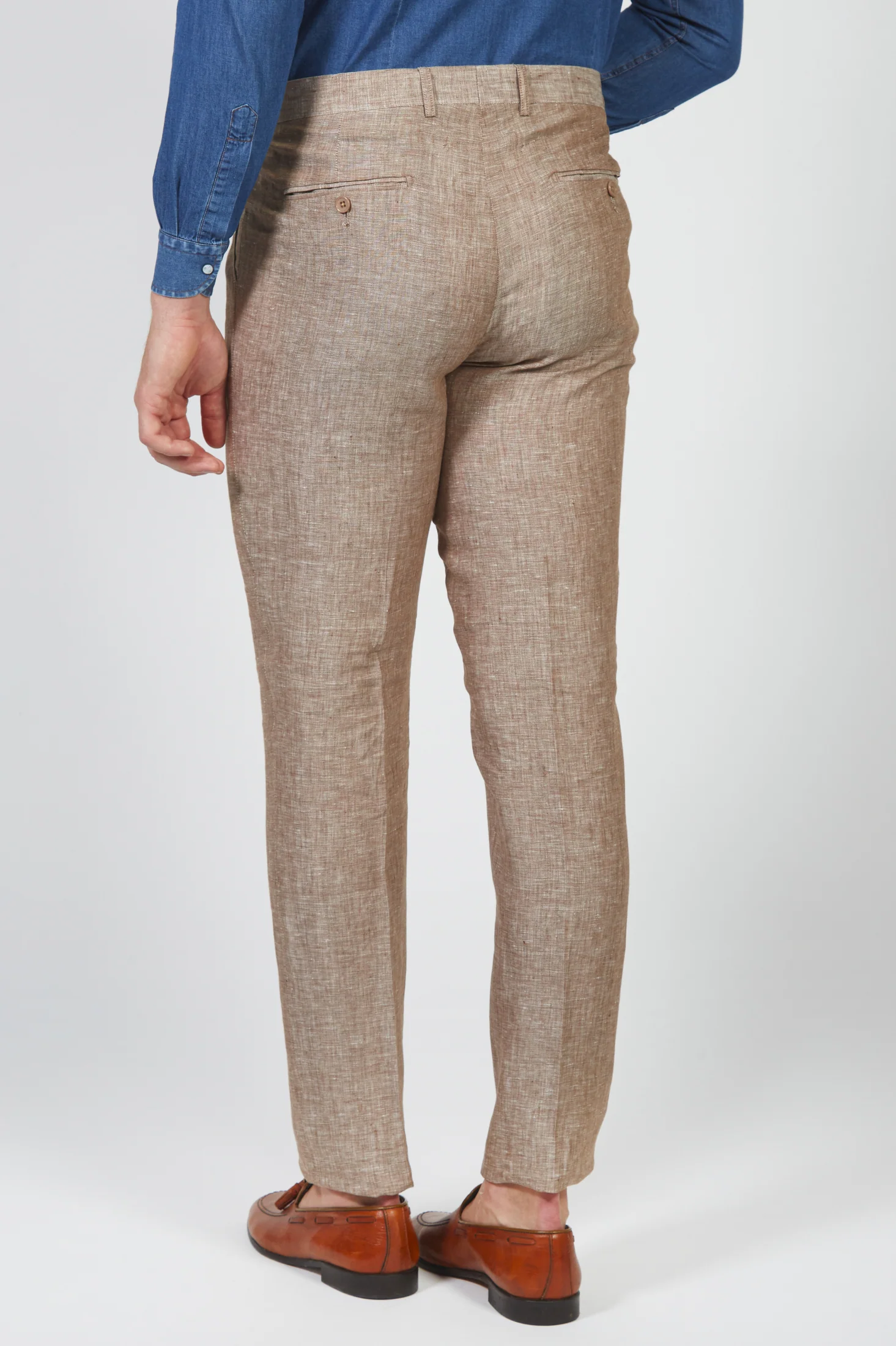 Pantalone in lino mélange - Image 12
