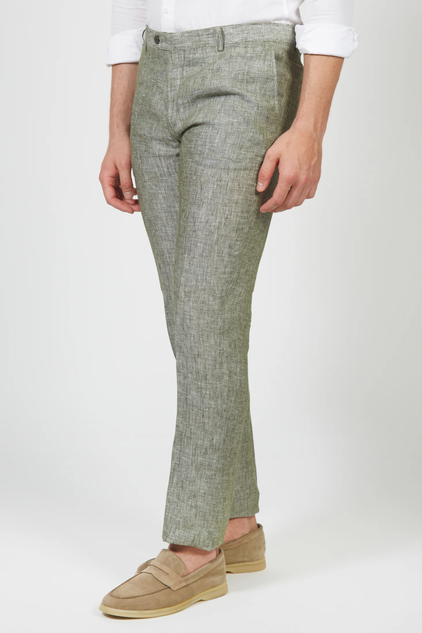 Pantalone in lino mélange - Image 13