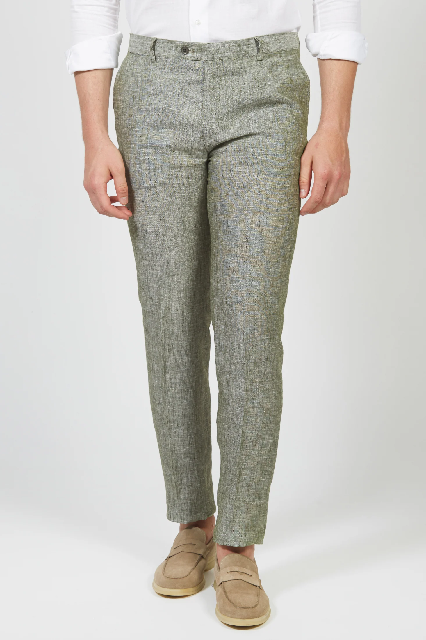 Pantalone in lino mélange - Image 14