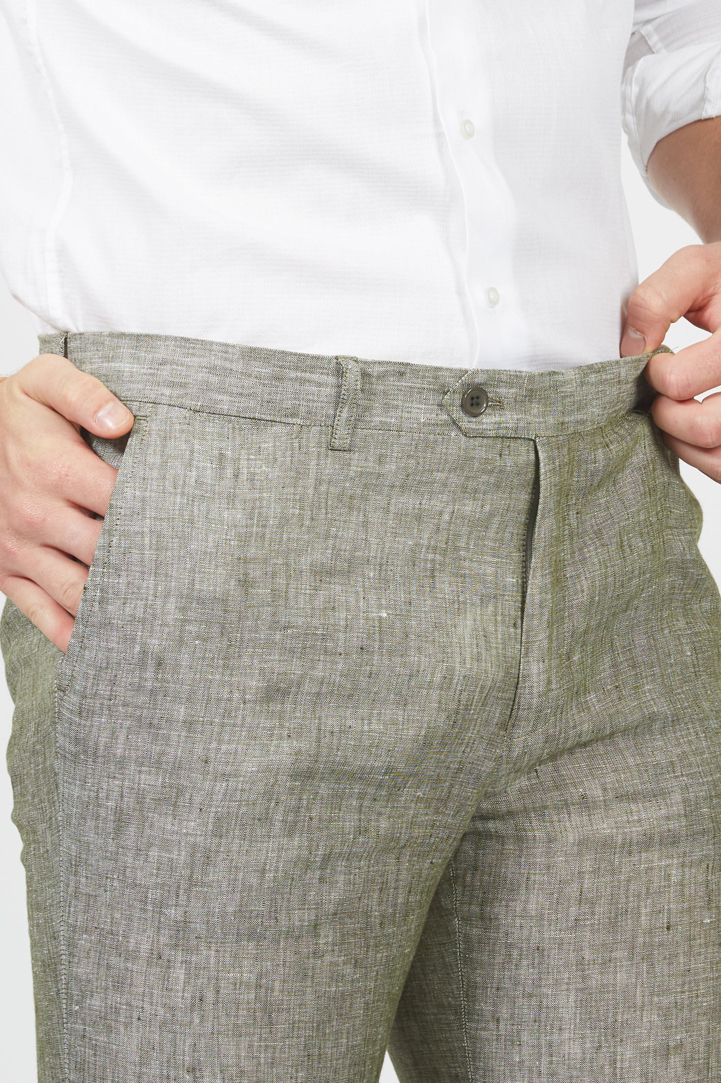 Pantalone in lino mélange - Image 15