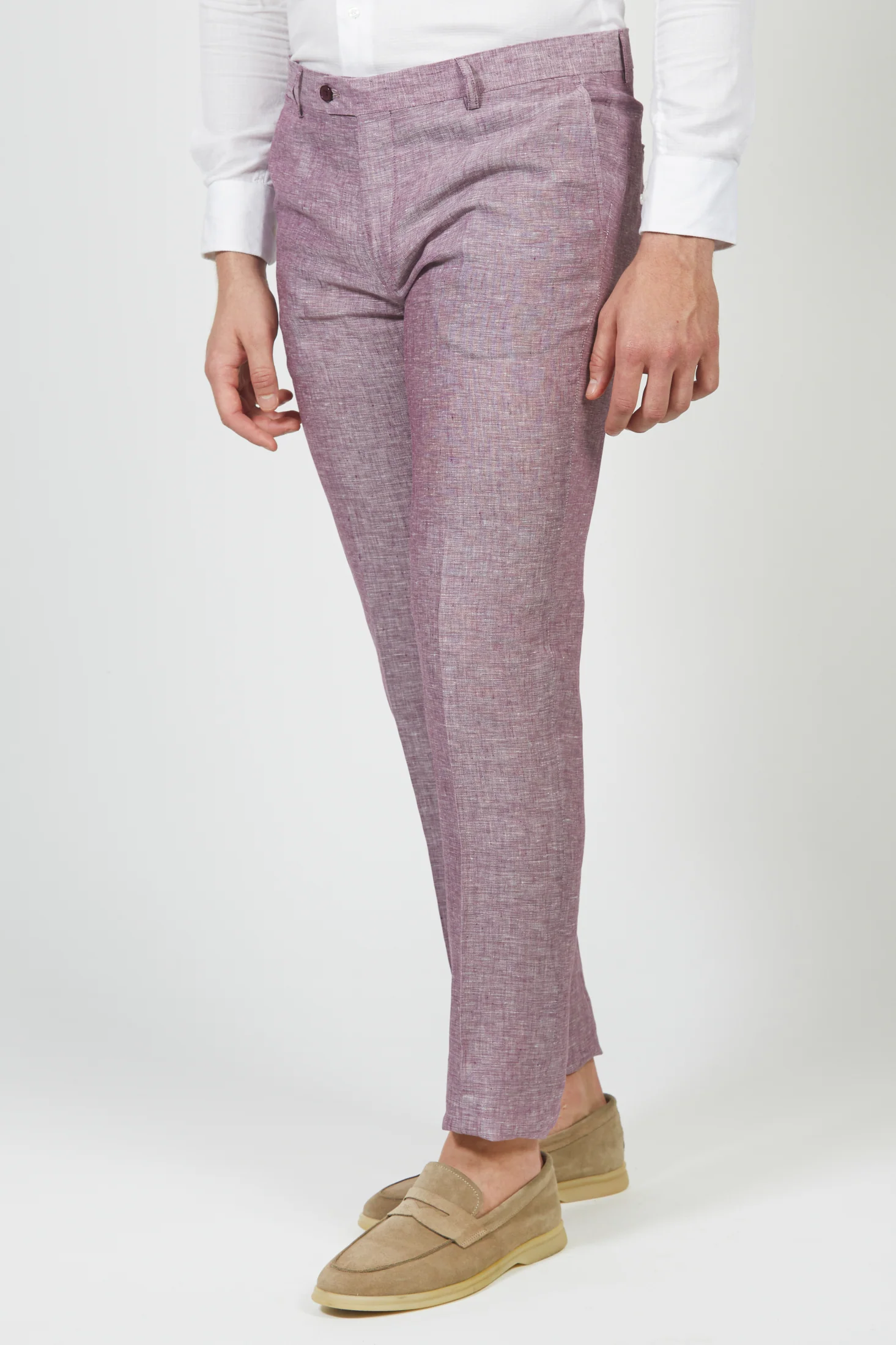 Pantalone in lino mélange - Image 2