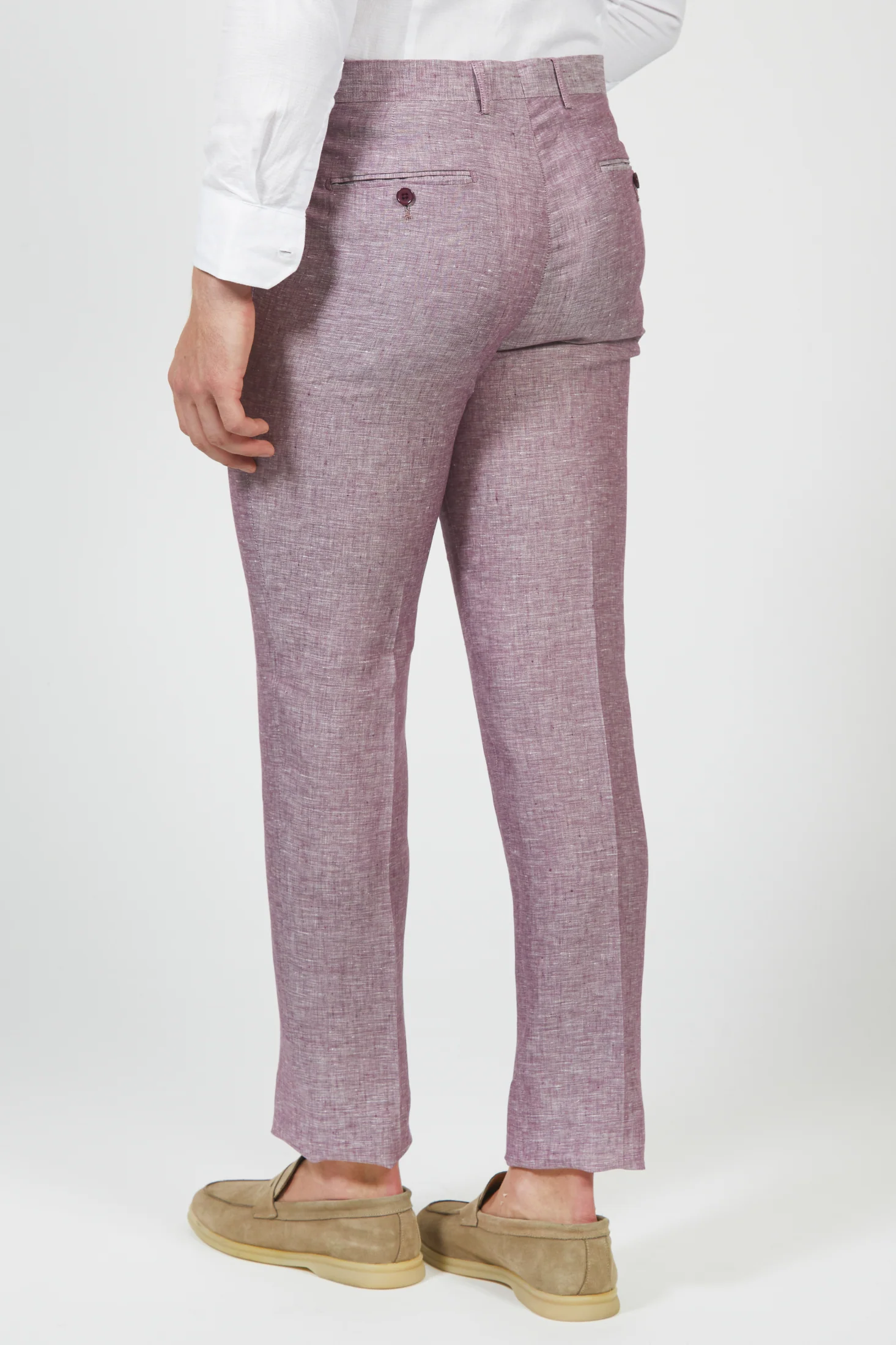 Pantalone in lino mélange - Image 4