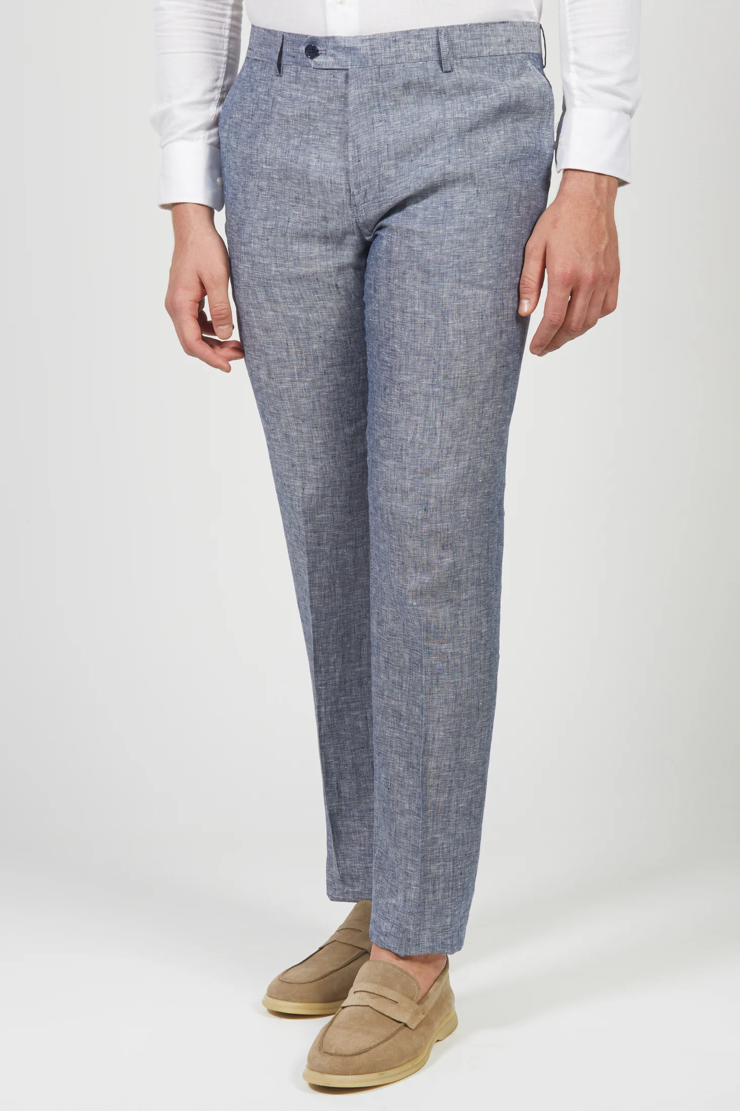 Pantalone in lino mélange - Image 5