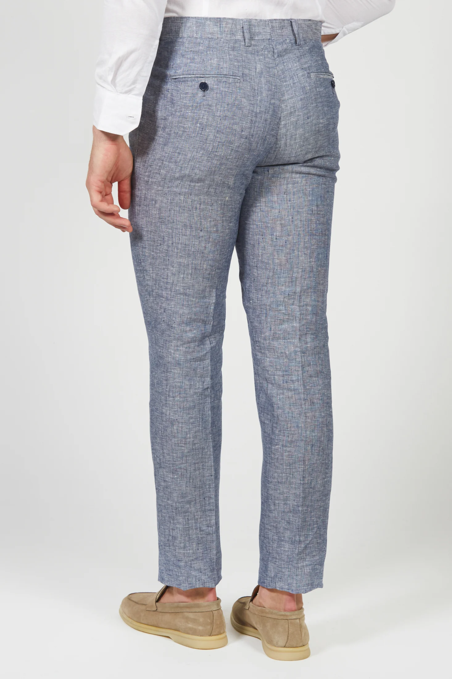 Pantalone in lino mélange - Image 7