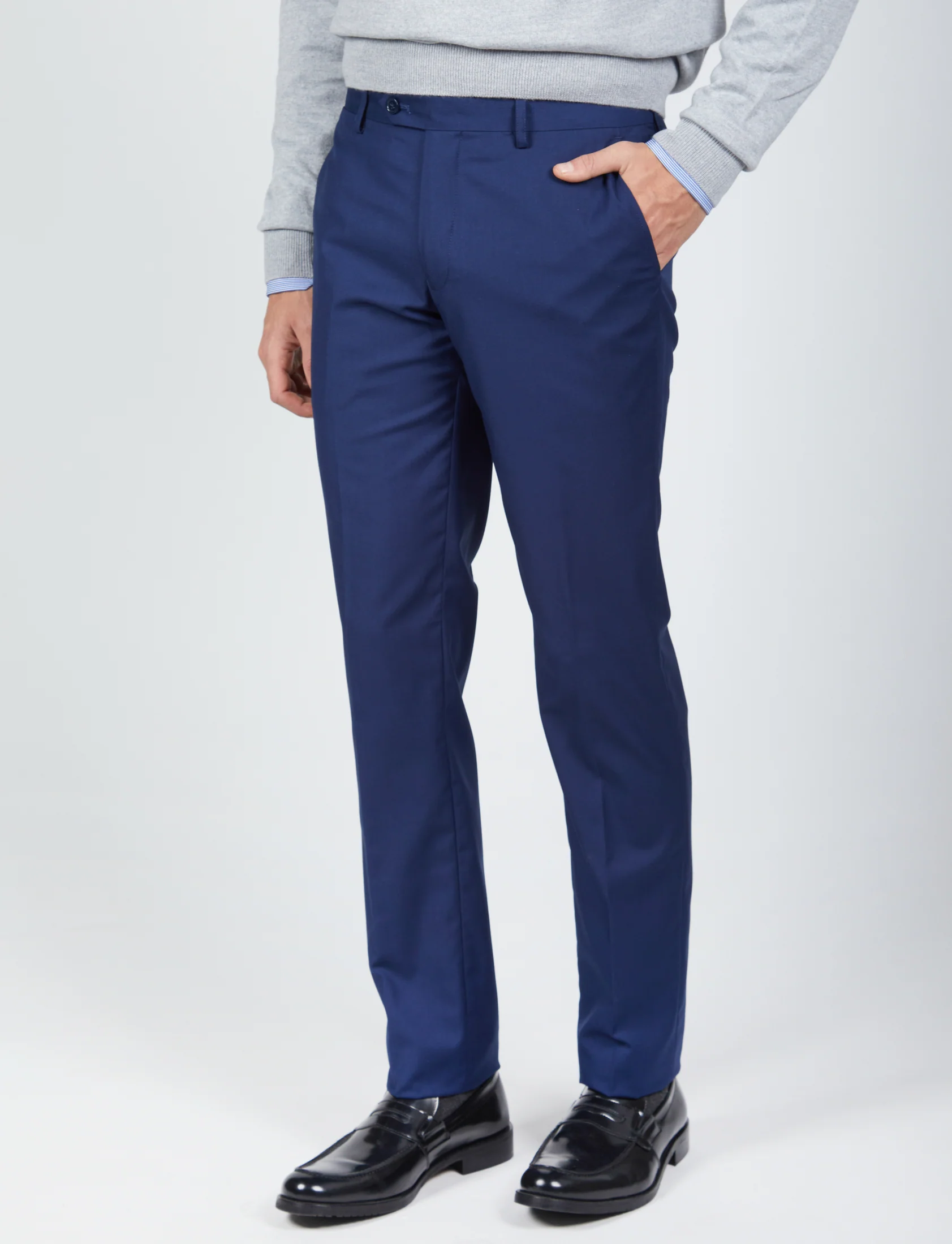 Pantaloni classici in tinta unita - Image 3