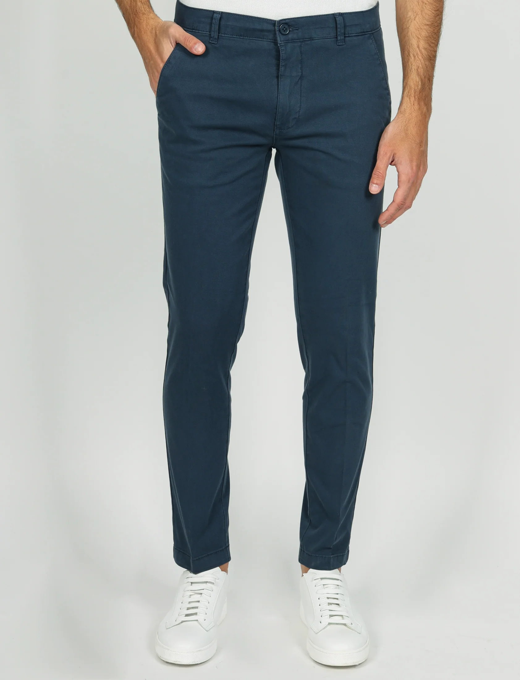 Pantaloni in dobby di cotone - Image 10