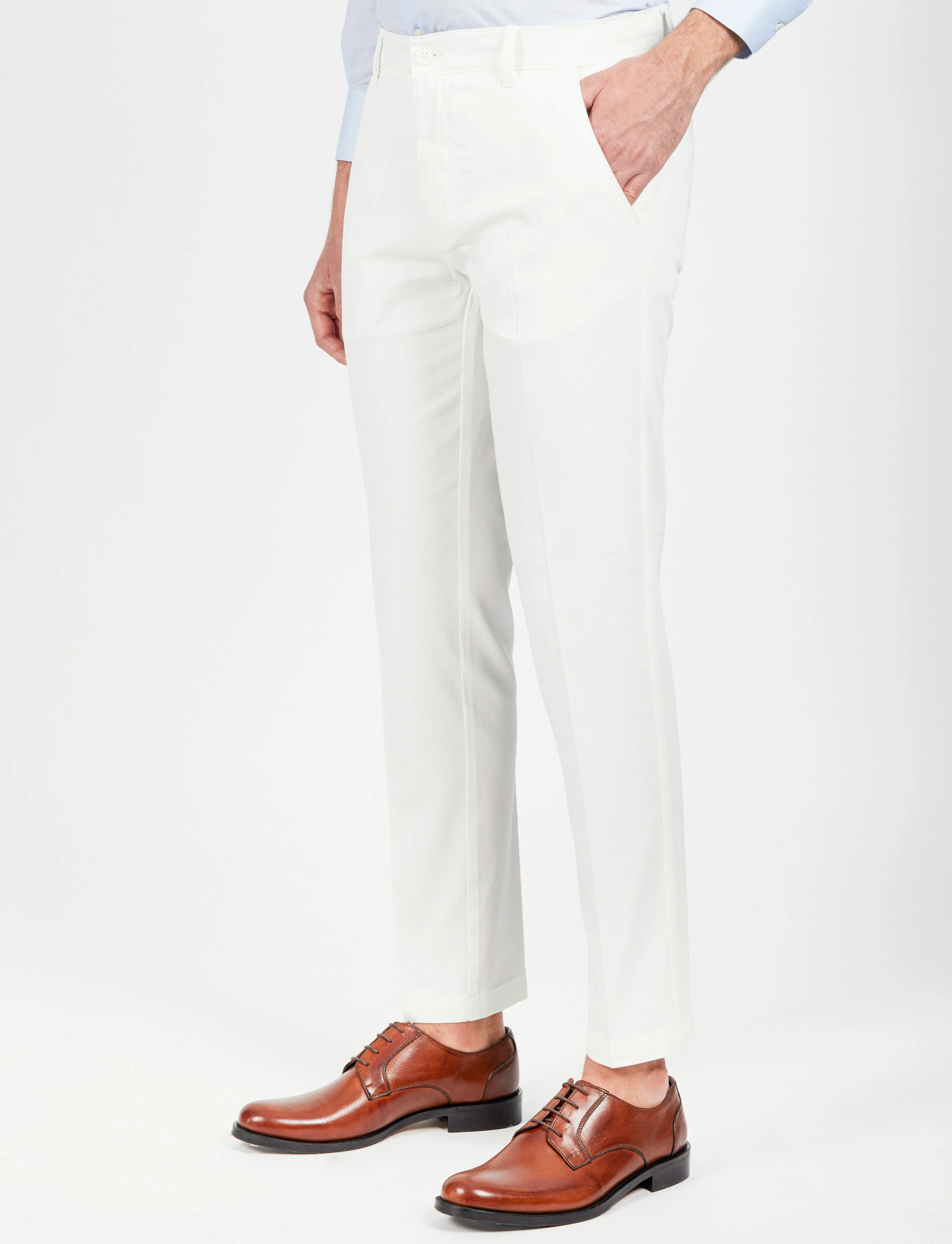Pantaloni in dobby di cotone - Image 15