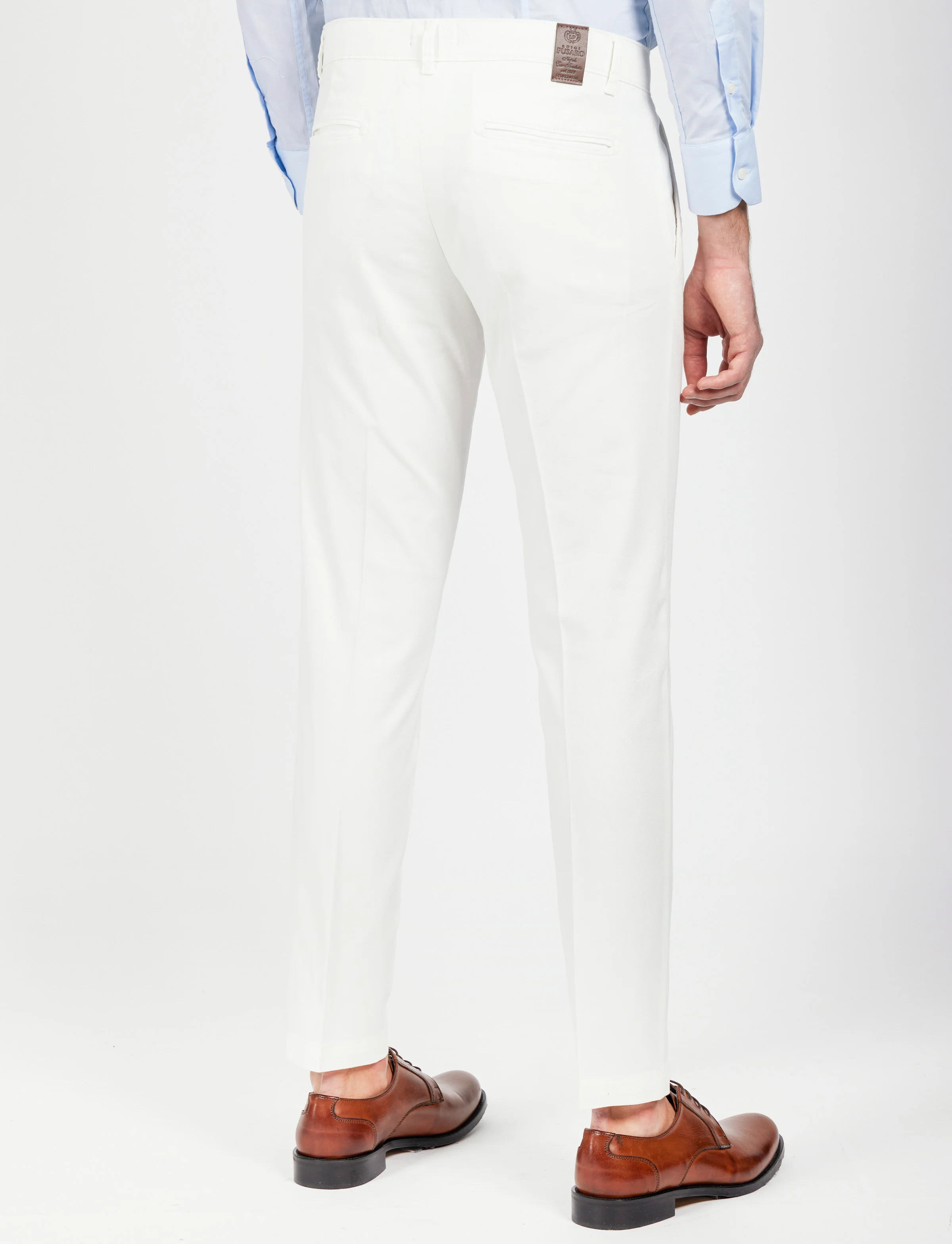 Pantaloni in dobby di cotone - Image 18