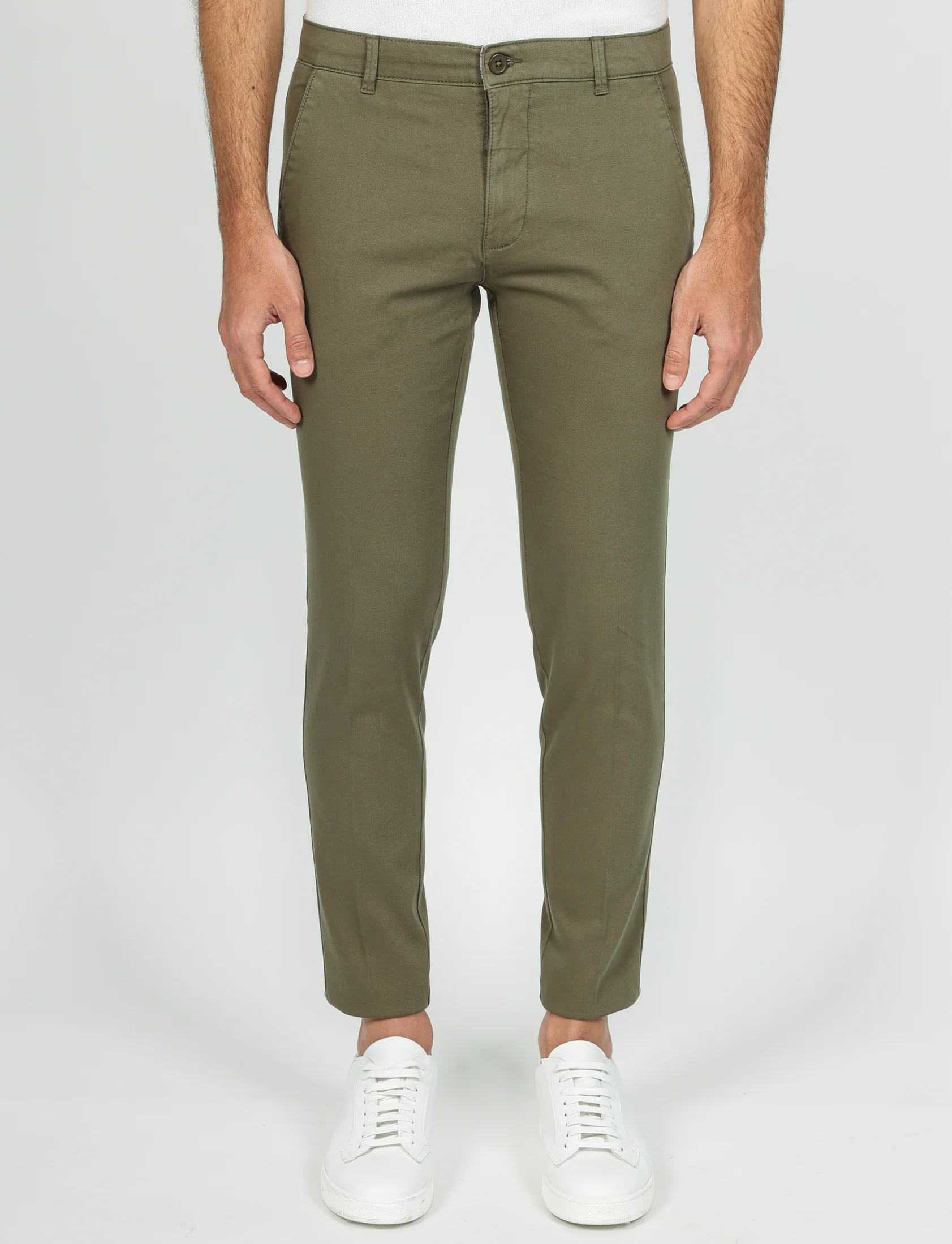 Pantaloni in dobby di cotone - Image 19