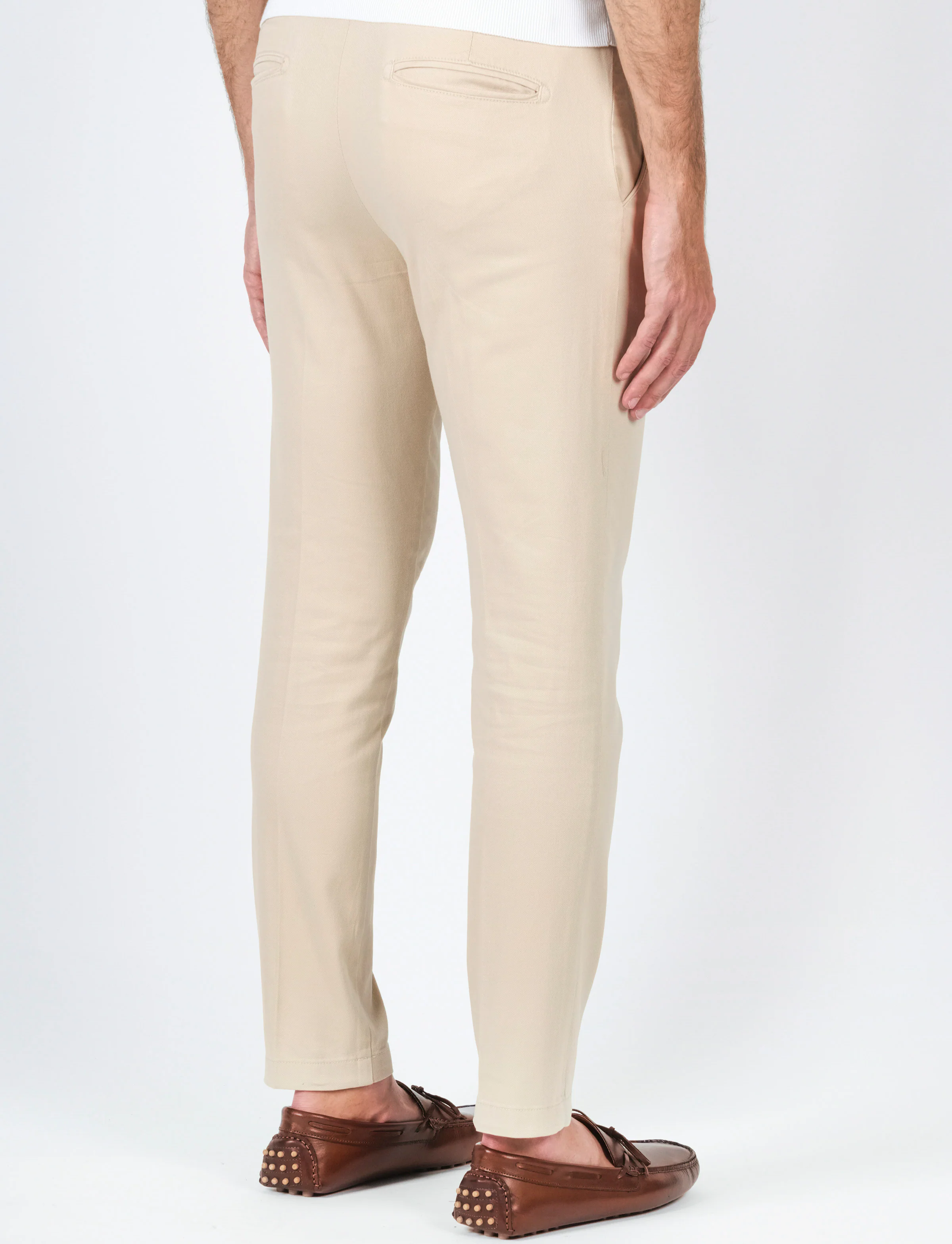 Pantaloni in dobby di cotone - Image 5