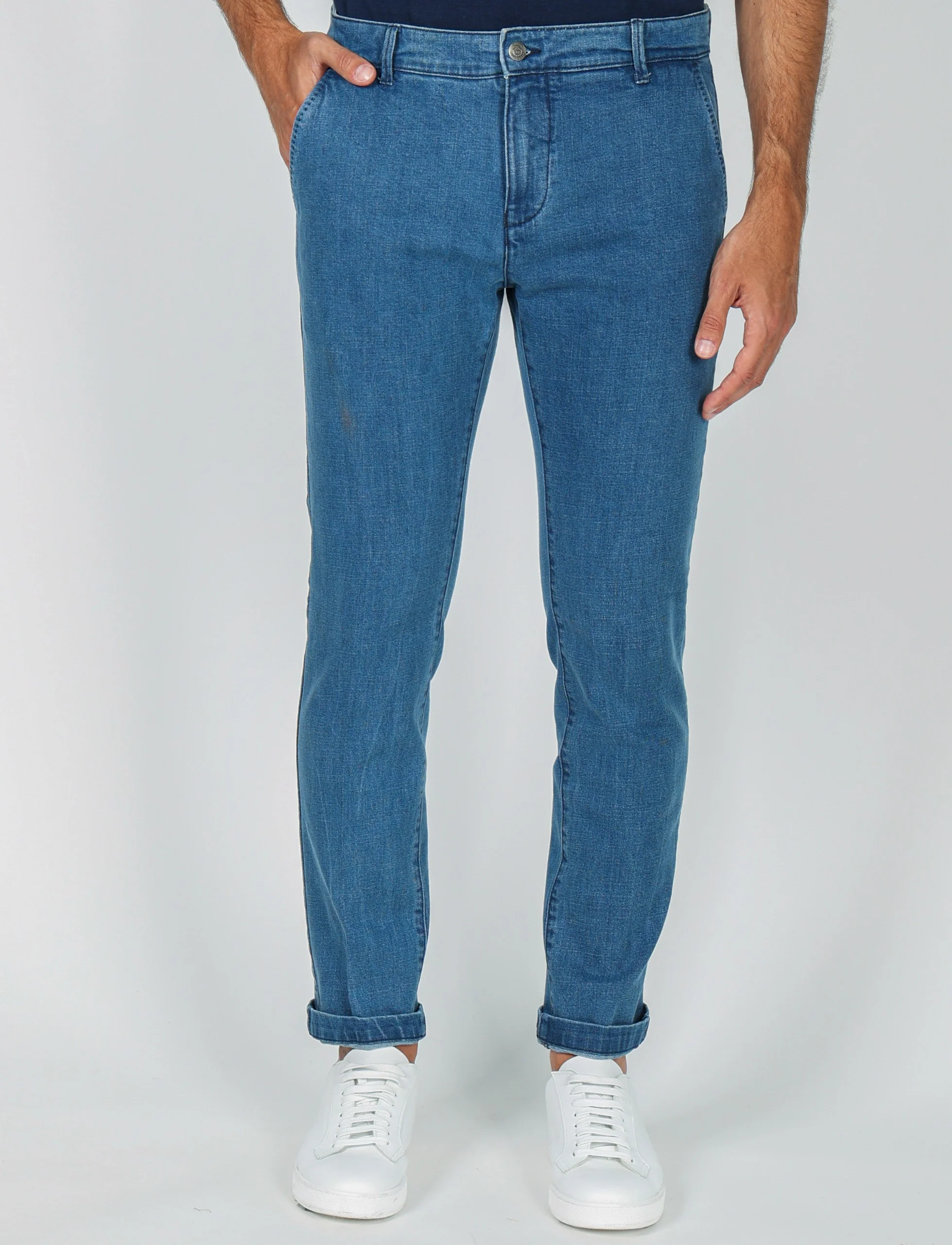 Jeans in denim di cotone