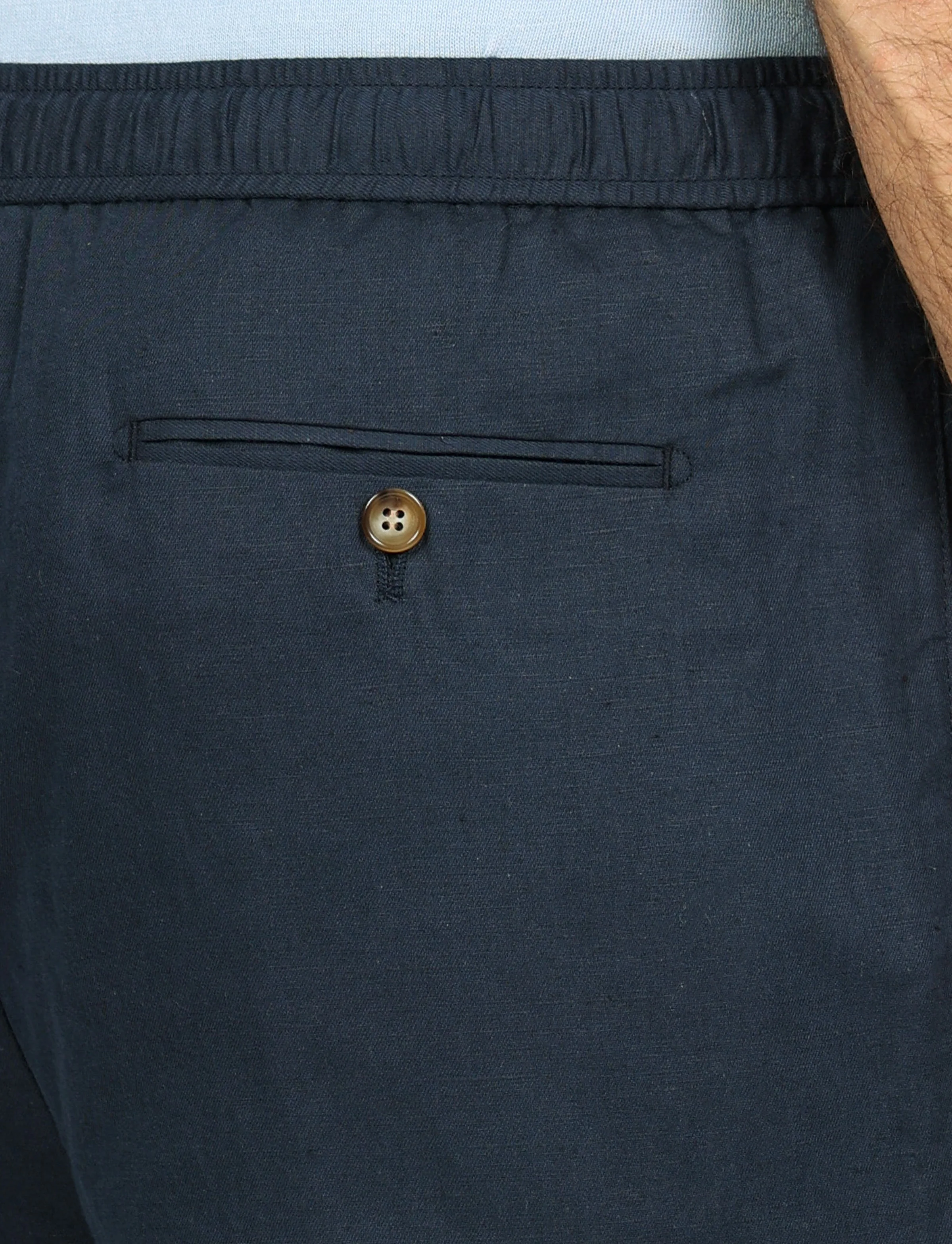 Pantalaccio in lino e cotone con cintura - Image 14