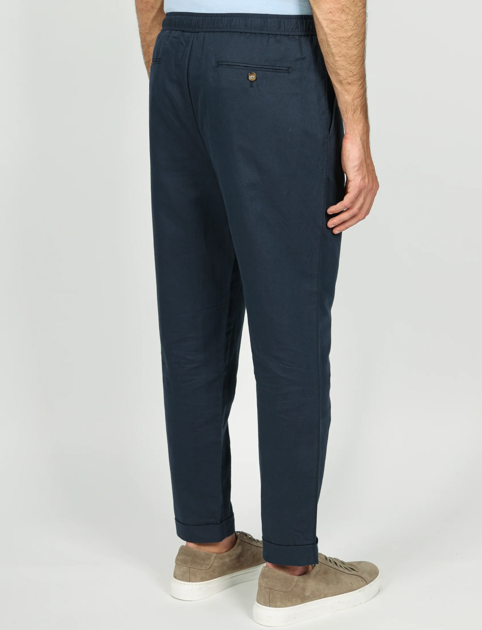 Pantalaccio in lino e cotone con cintura - Image 15