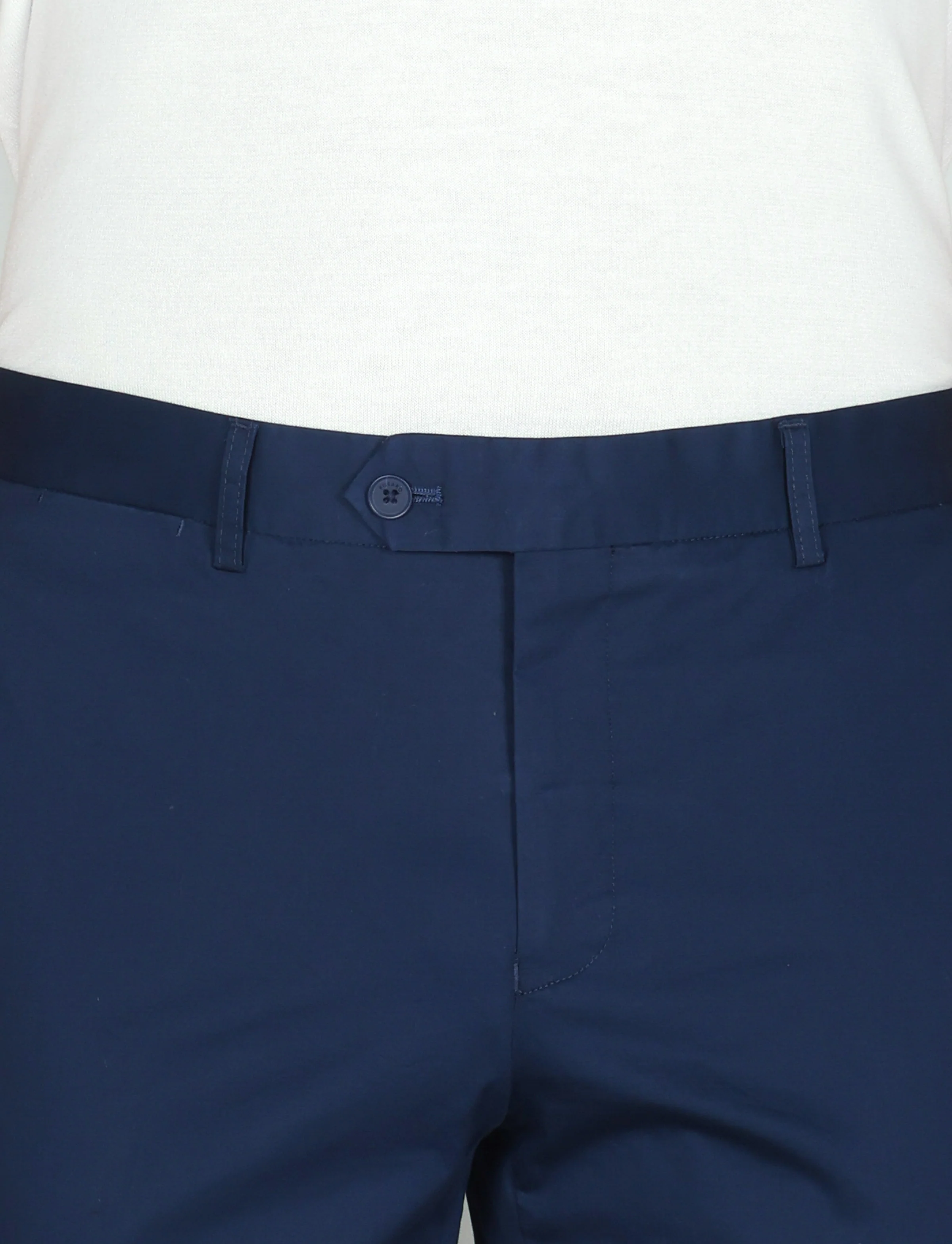 Pantaloni tinta unita in cotone stretch - Image 14
