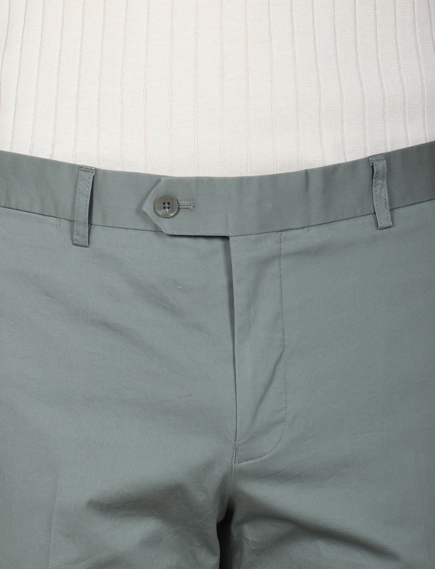 Pantaloni tinta unita in cotone stretch - Image 4