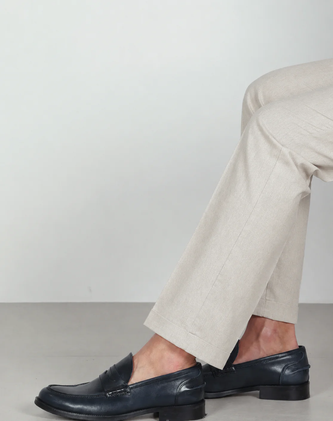Pantalaccio con coulisse in cotone stretch - Image 10