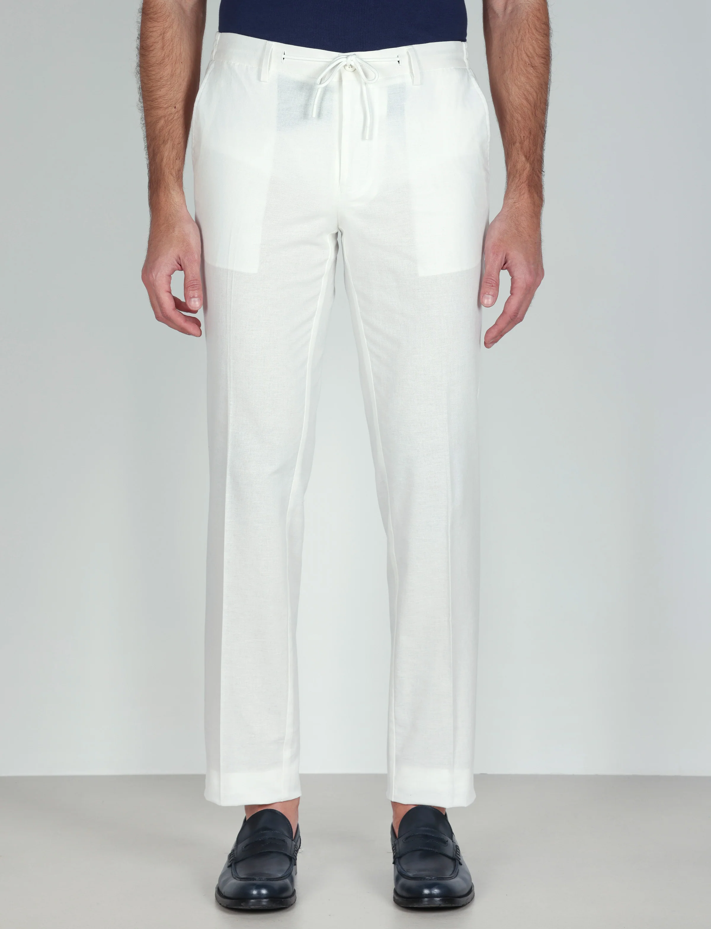 Pantalaccio con coulisse in cotone stretch - Image 11