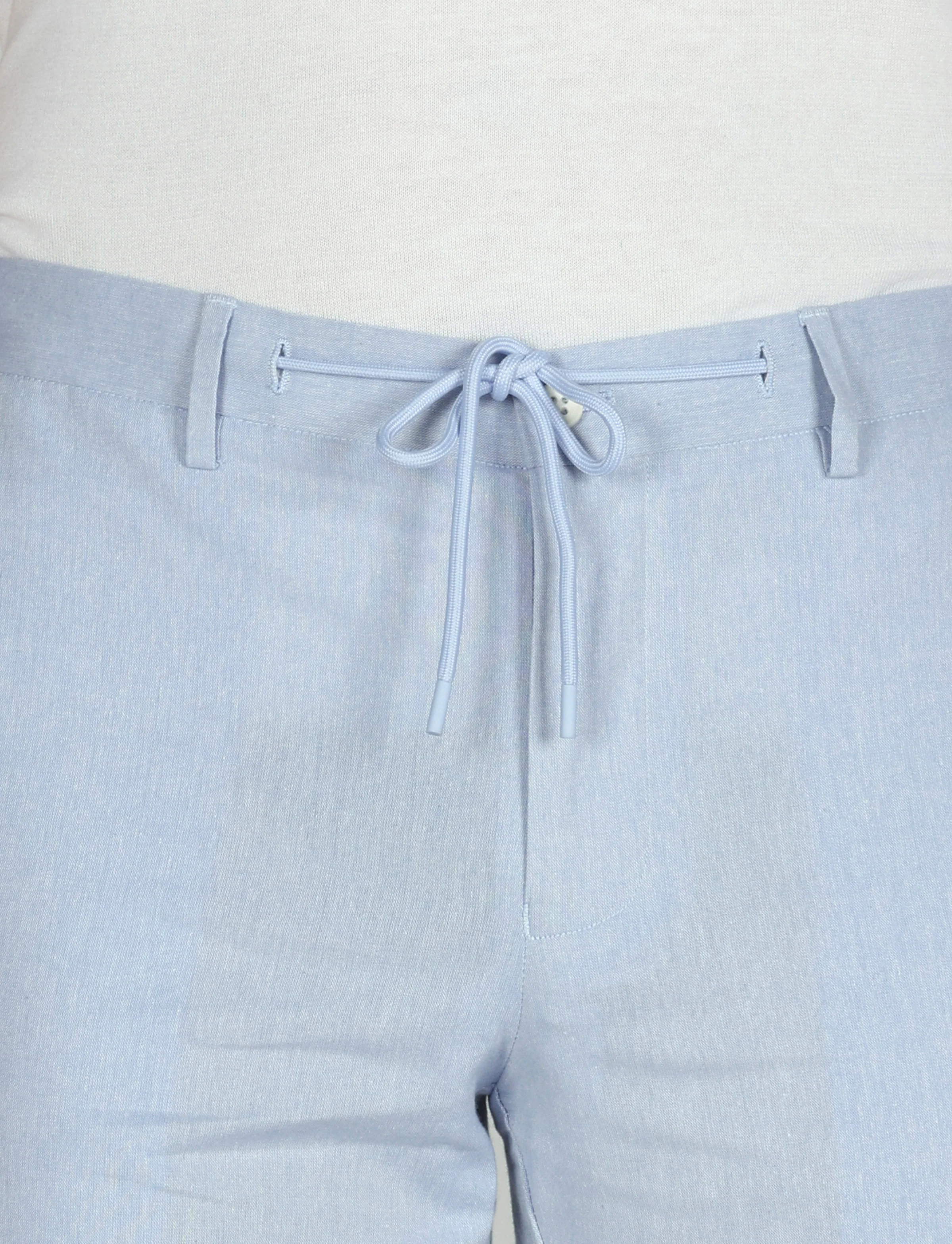 Pantalaccio con coulisse in cotone stretch - Image 2