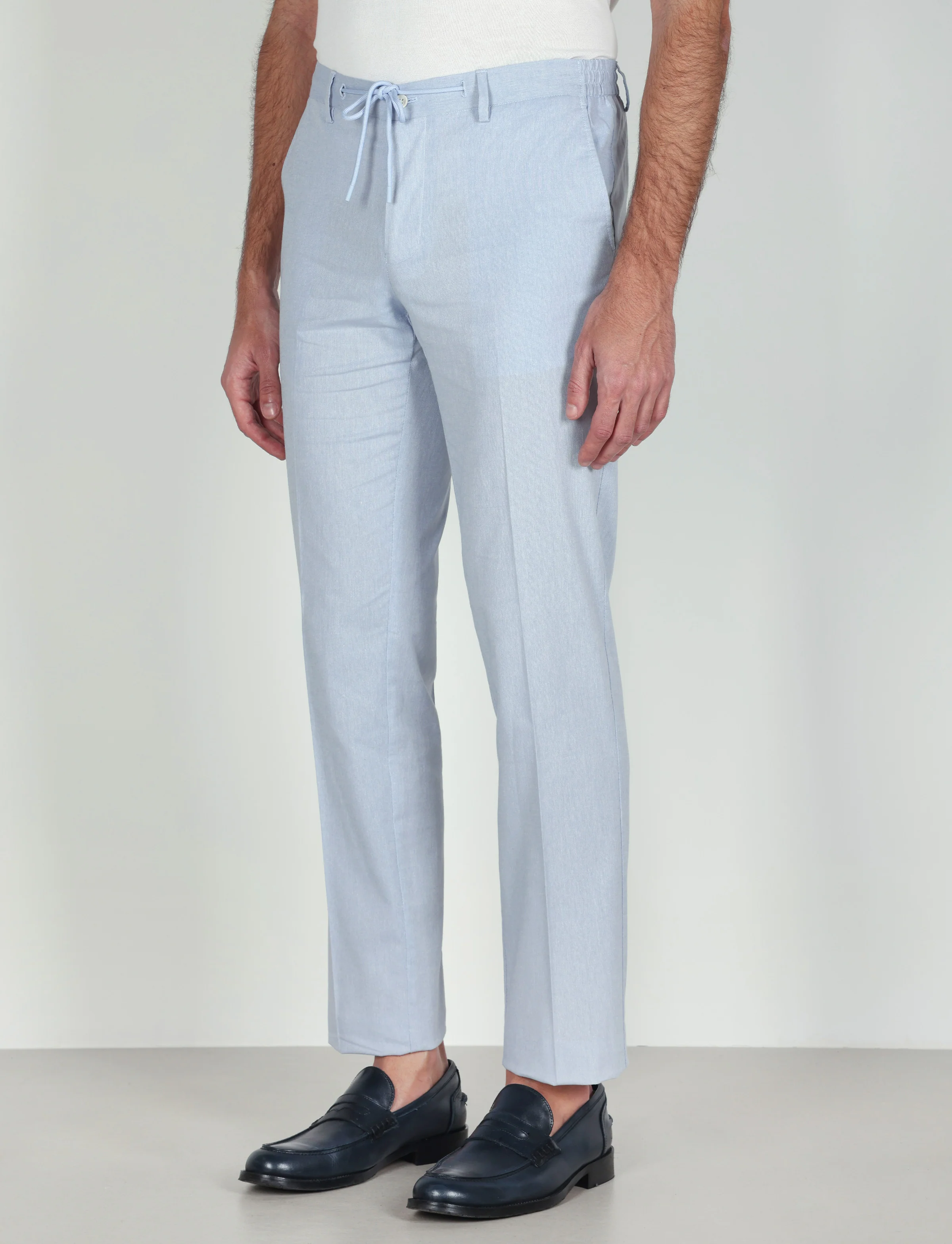 Pantalaccio con coulisse in cotone stretch - Image 3