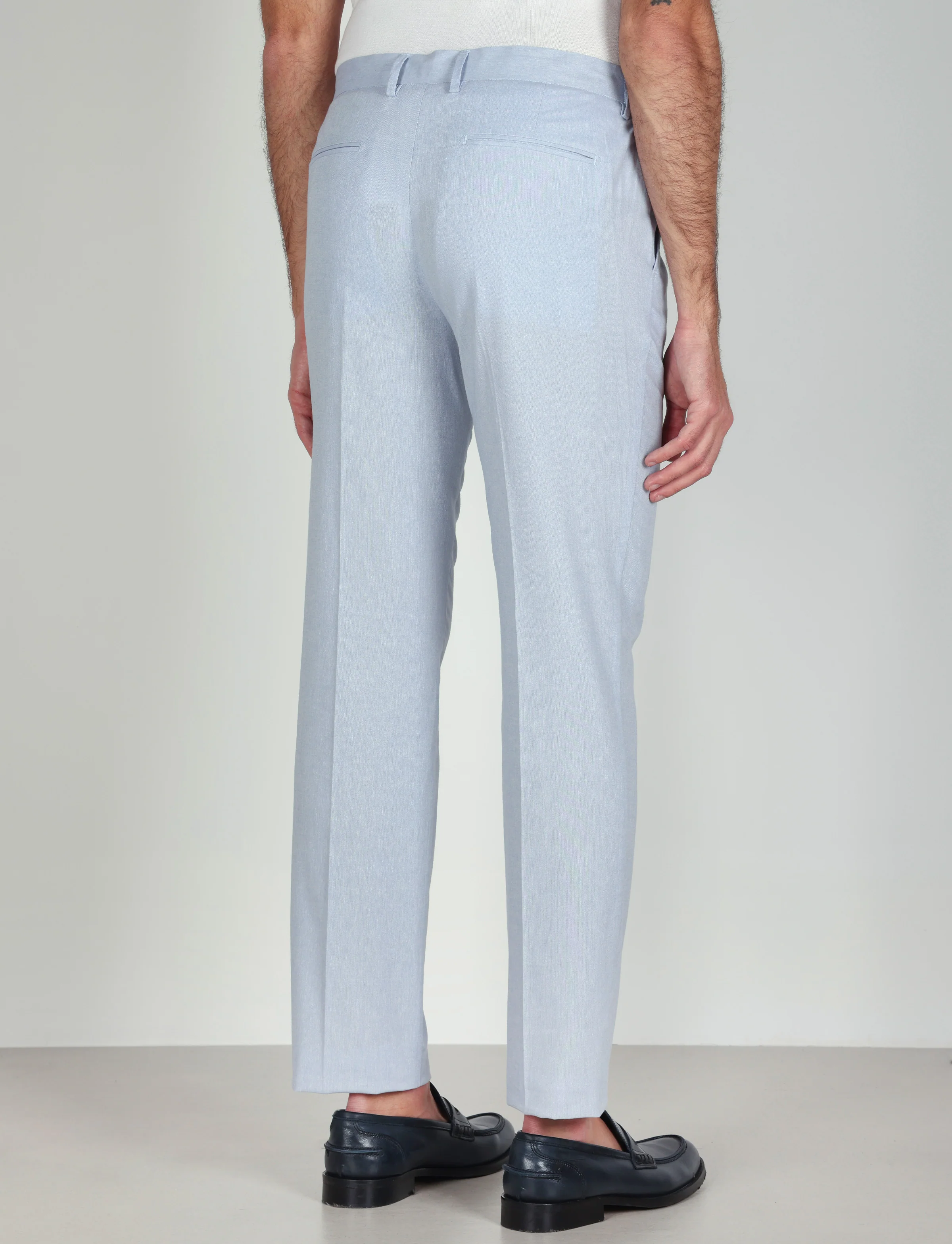Pantalaccio con coulisse in cotone stretch - Image 4