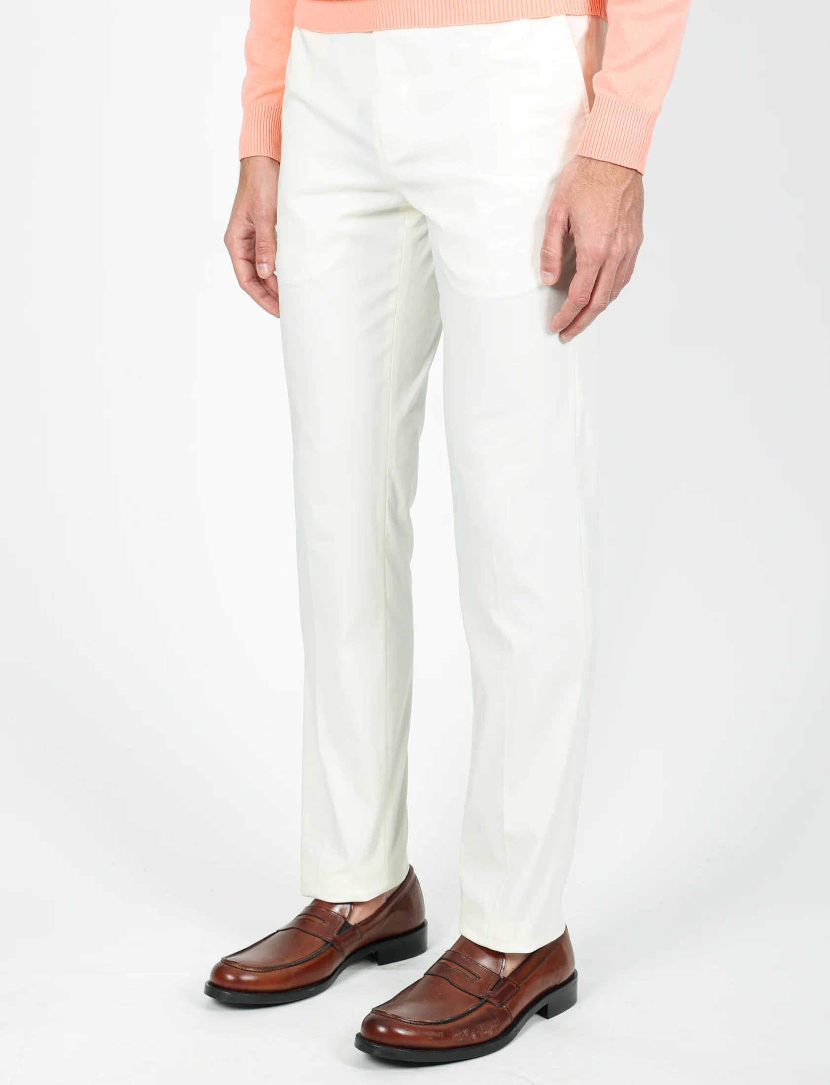 Pantaloni classici in cotone - Image 2