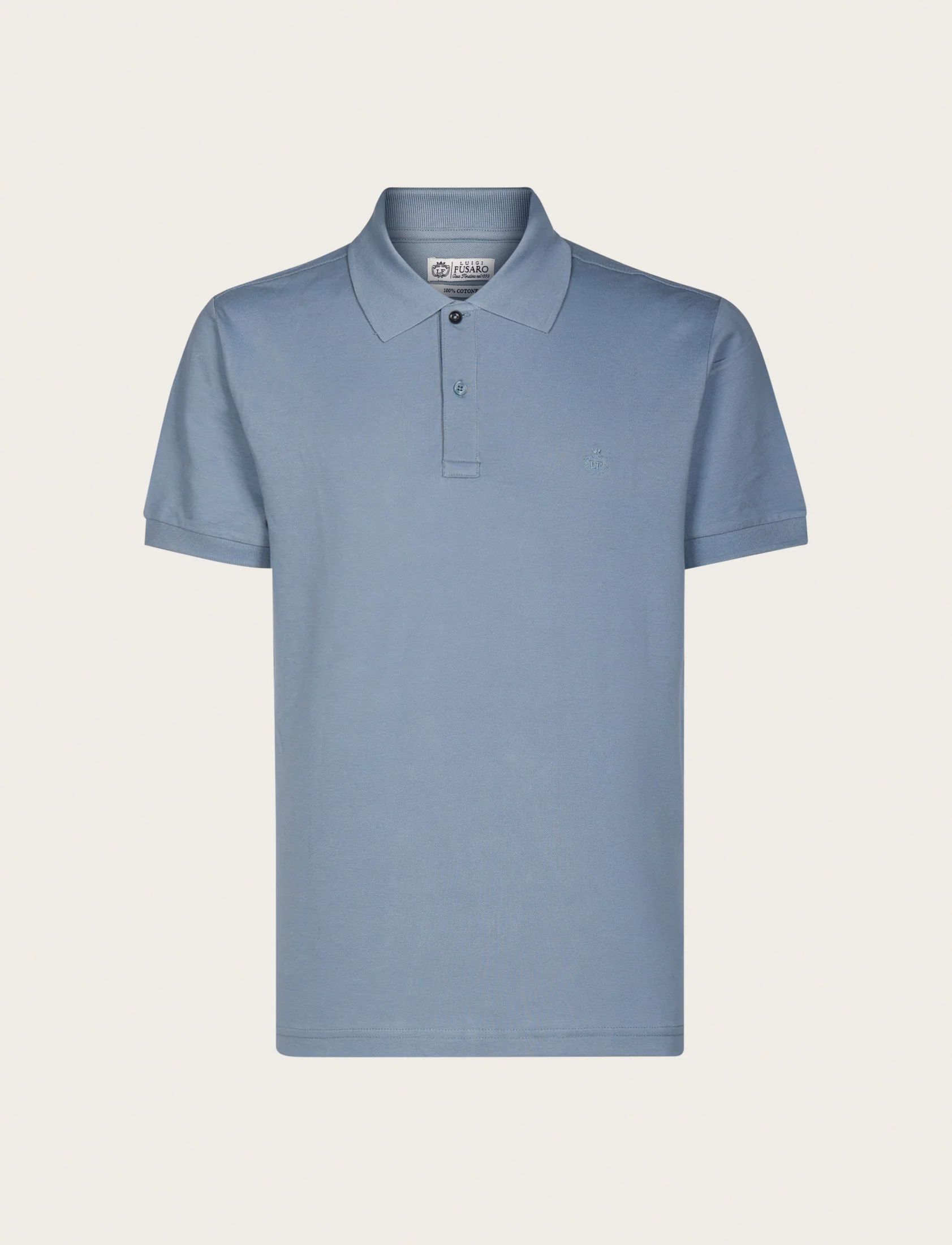 Polo in cotone tinta unita - Image 2