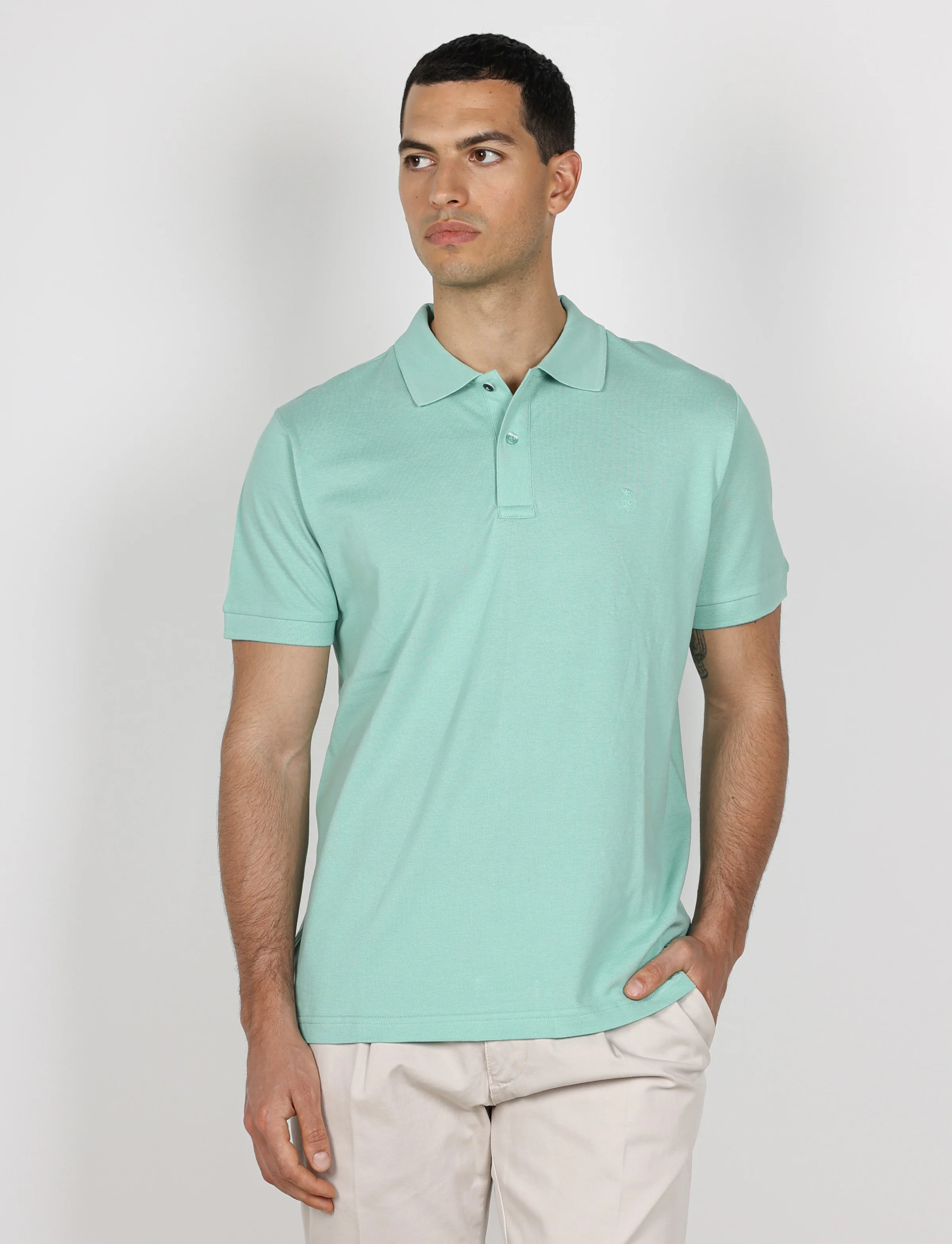 Polo in cotone tinta unita - Image 26