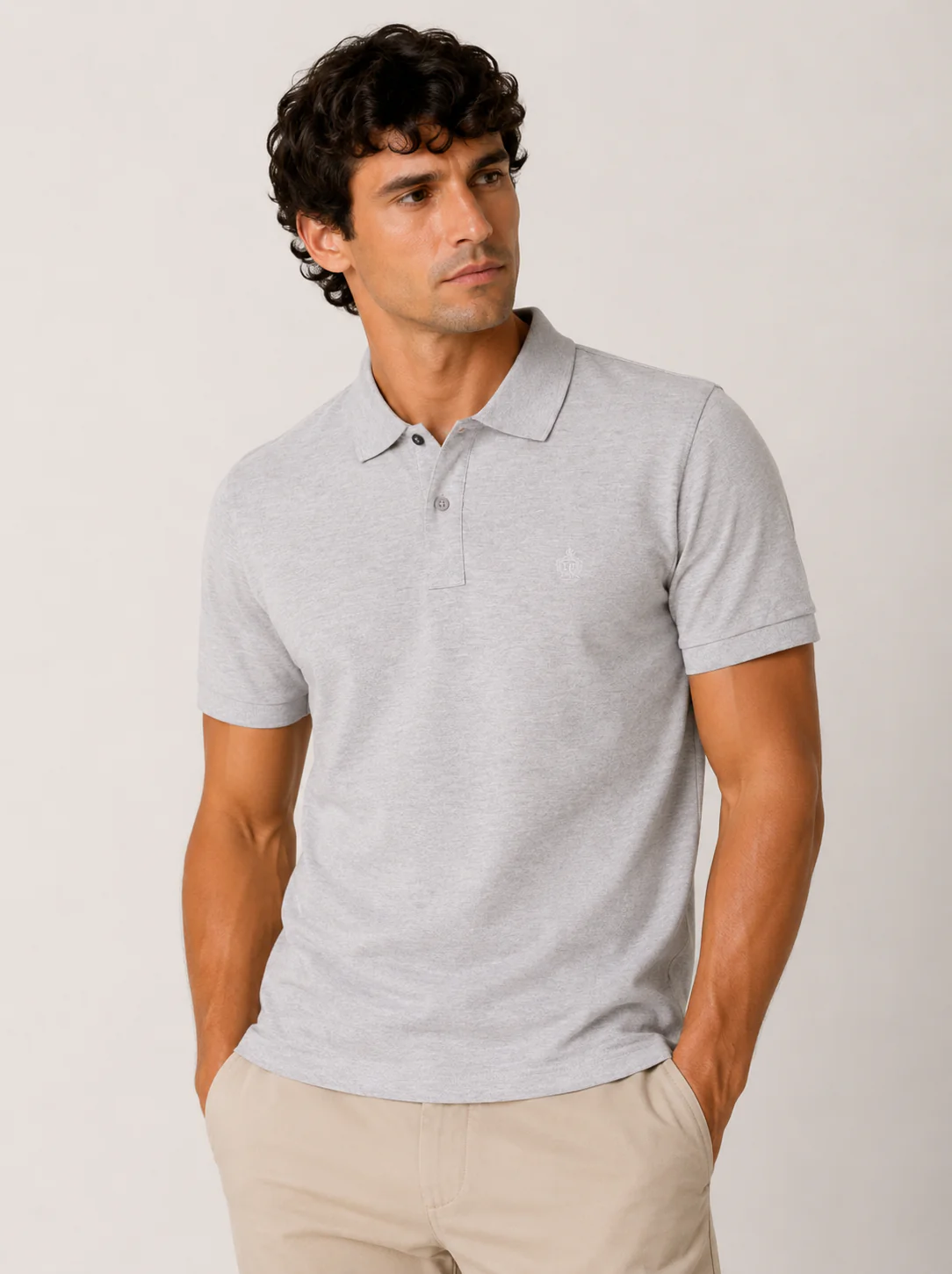 Polo in cotone tinta unita - Image 40