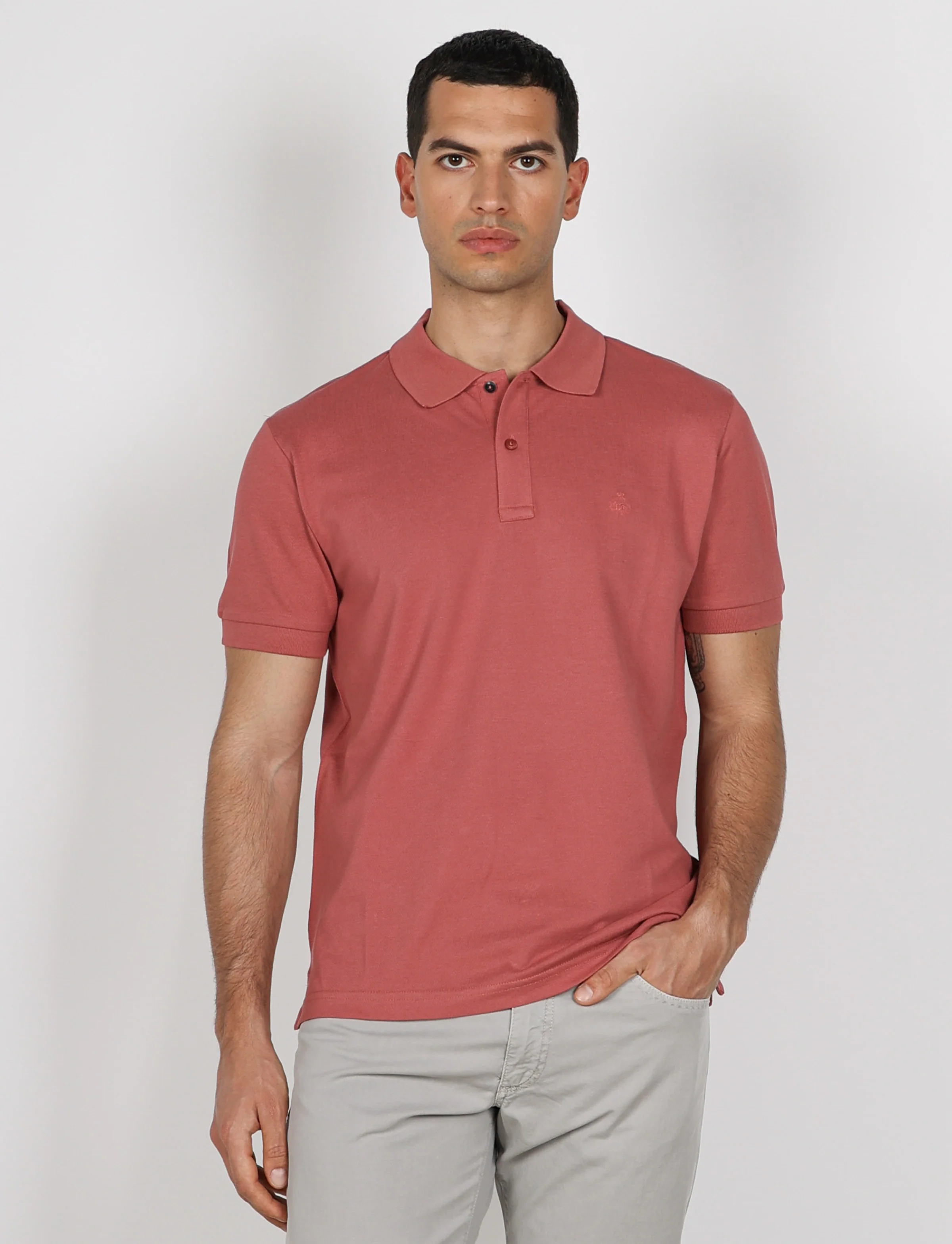 Polo in cotone tinta unita - Image 43