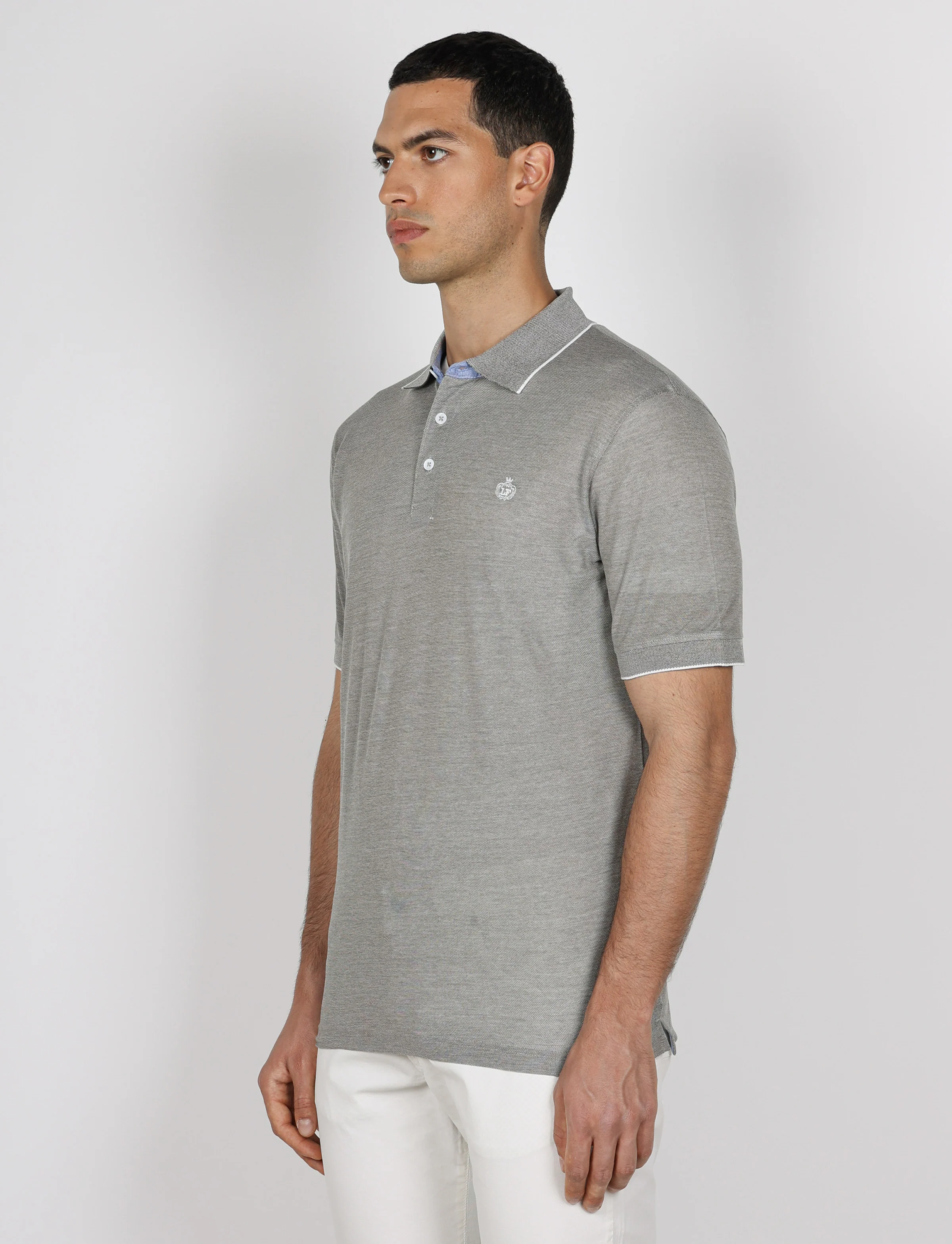 Polo in cotone nido d'ape - Image 11