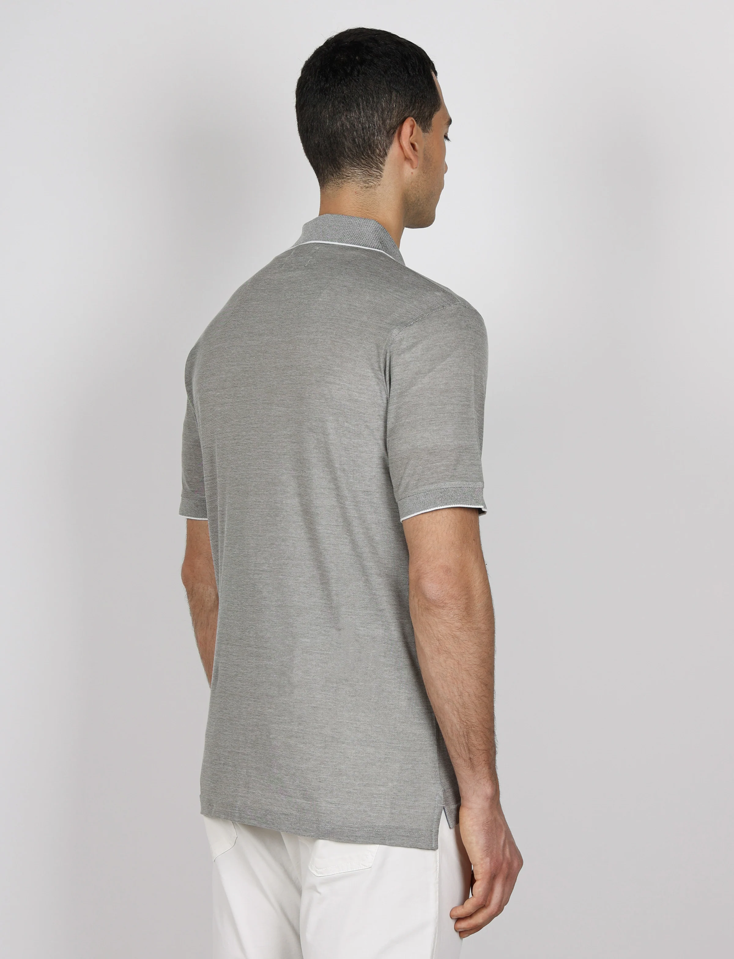 Polo in cotone nido d'ape - Image 12