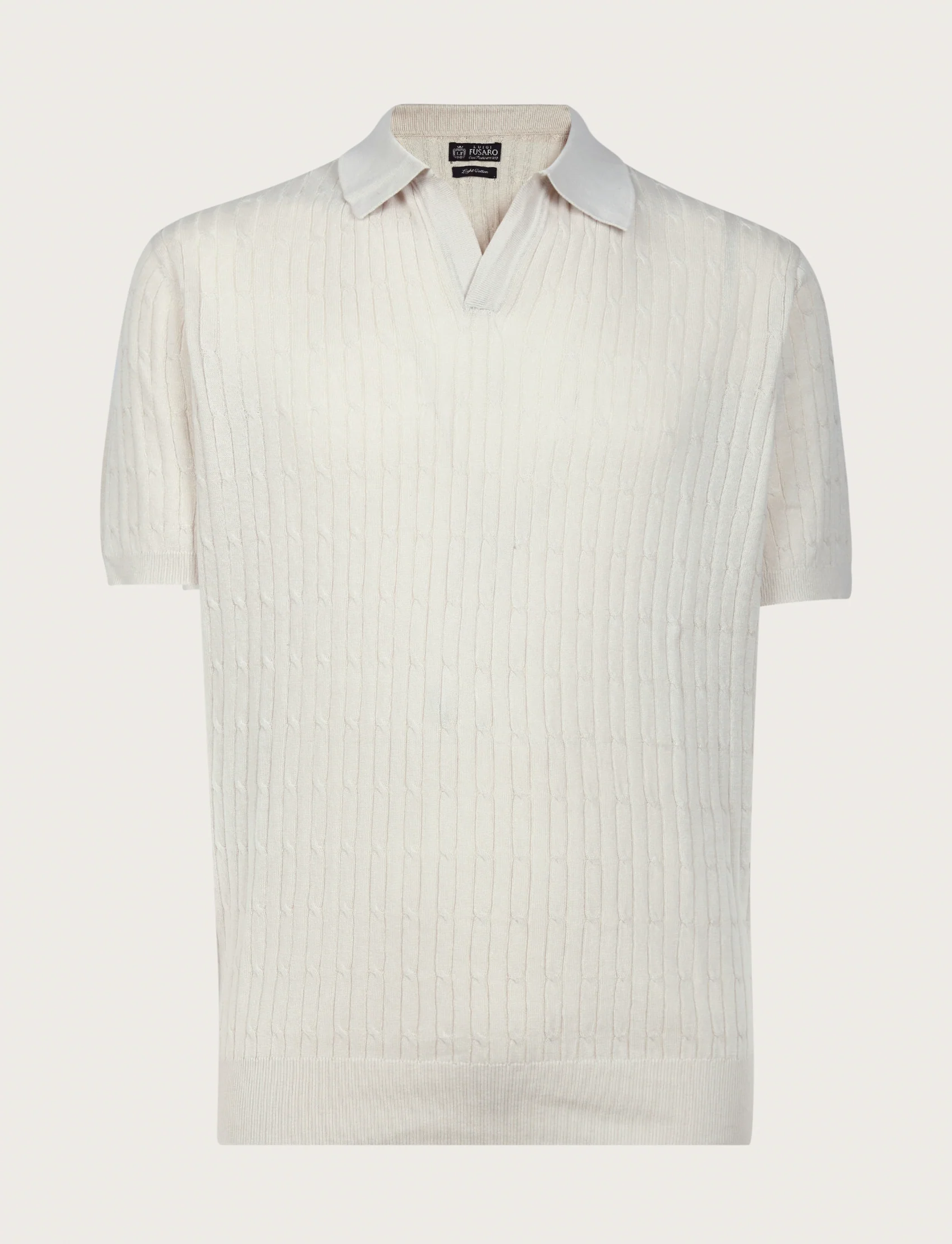 Polo in cotone derby a trecce - Image 11