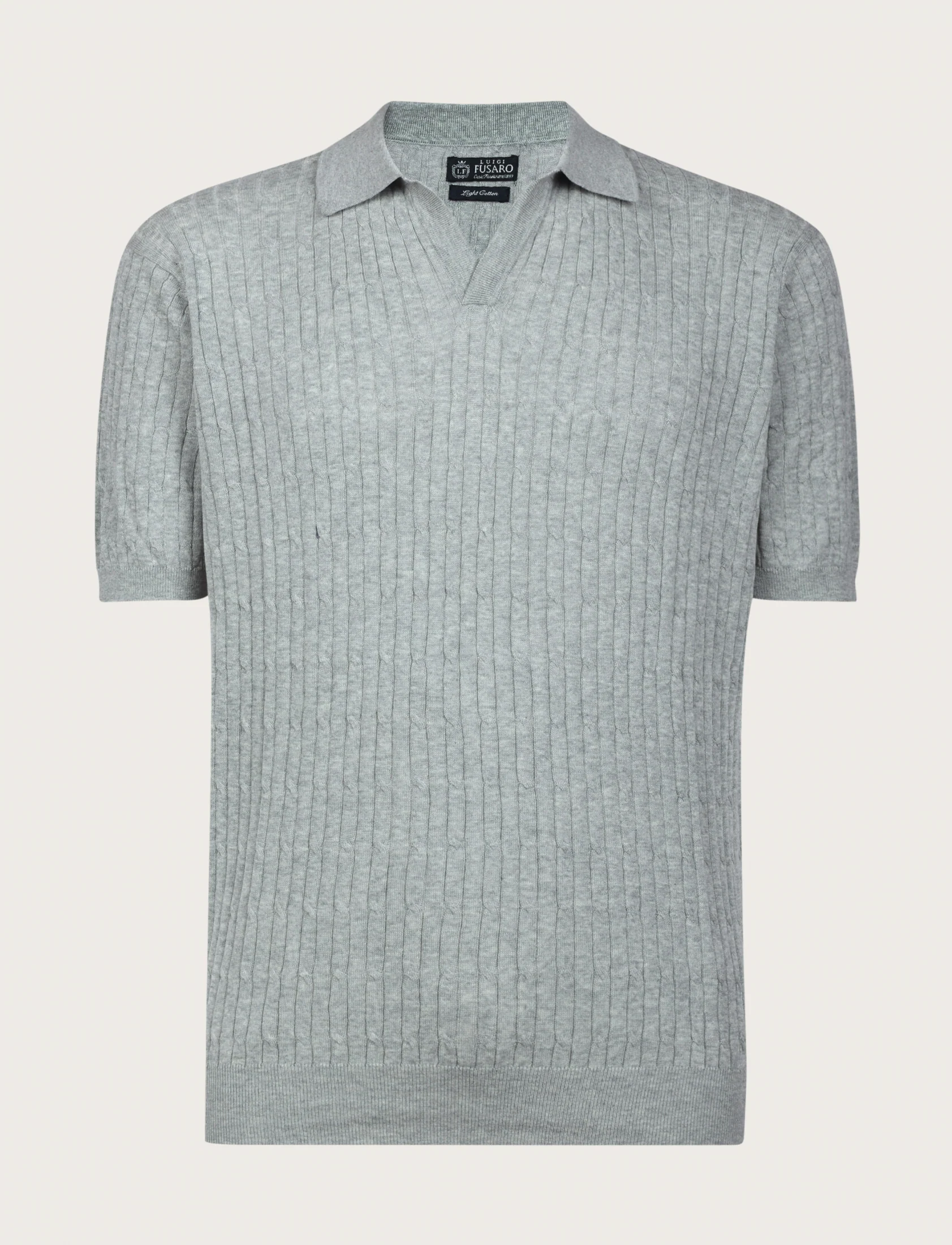 Polo in cotone derby a trecce - Image 14