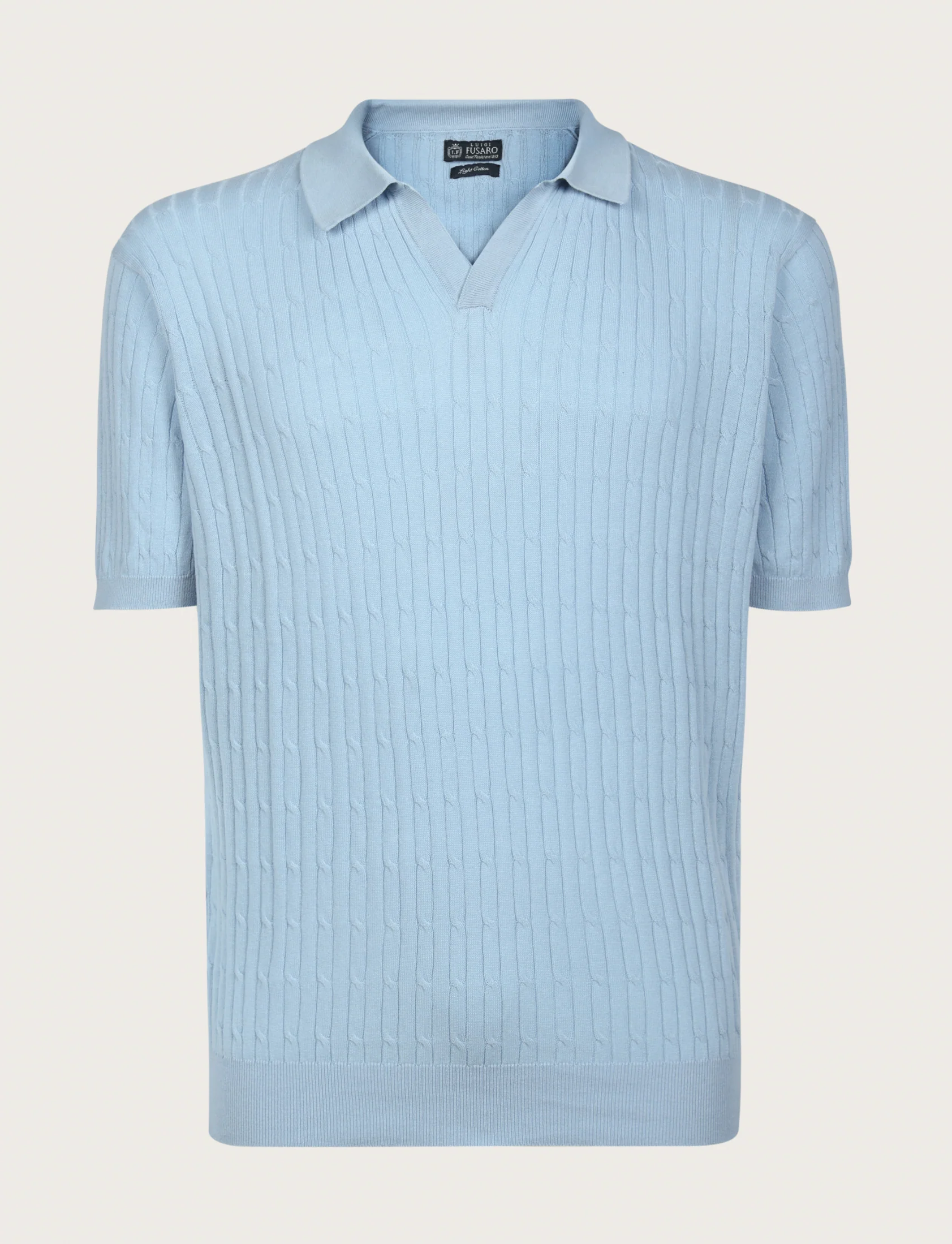 Polo in cotone derby a trecce - Image 17