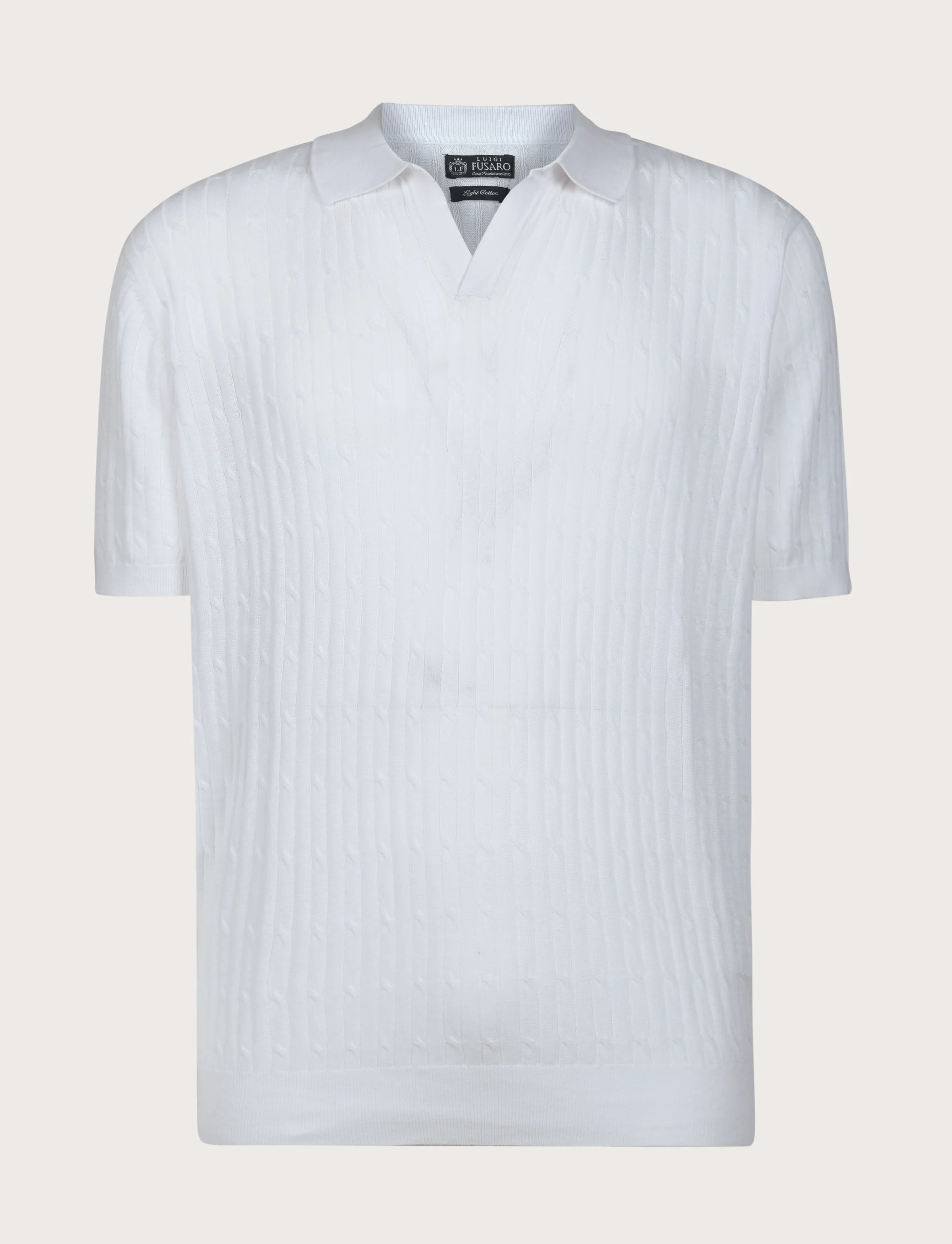 Polo in cotone derby a trecce - Image 5