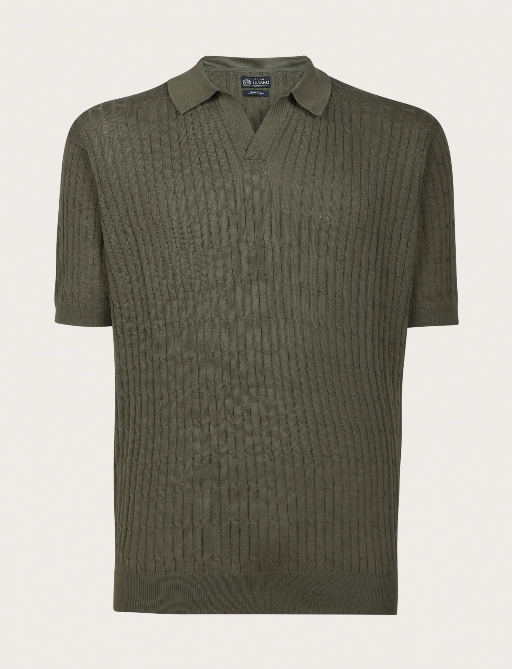 Polo in cotone derby a trecce - Image 8