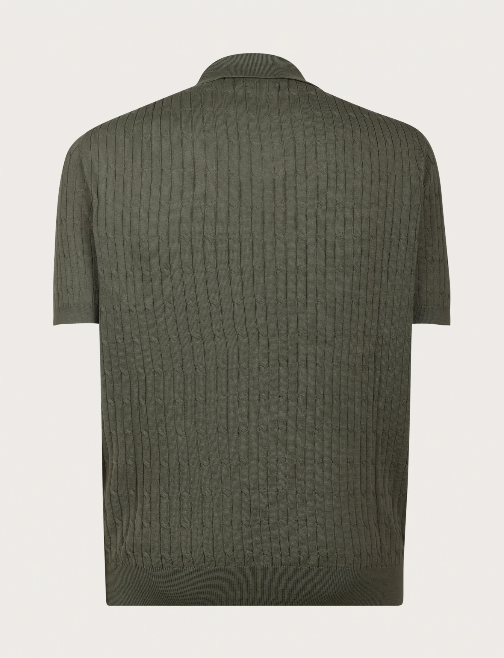 Polo in cotone derby a trecce - Image 9