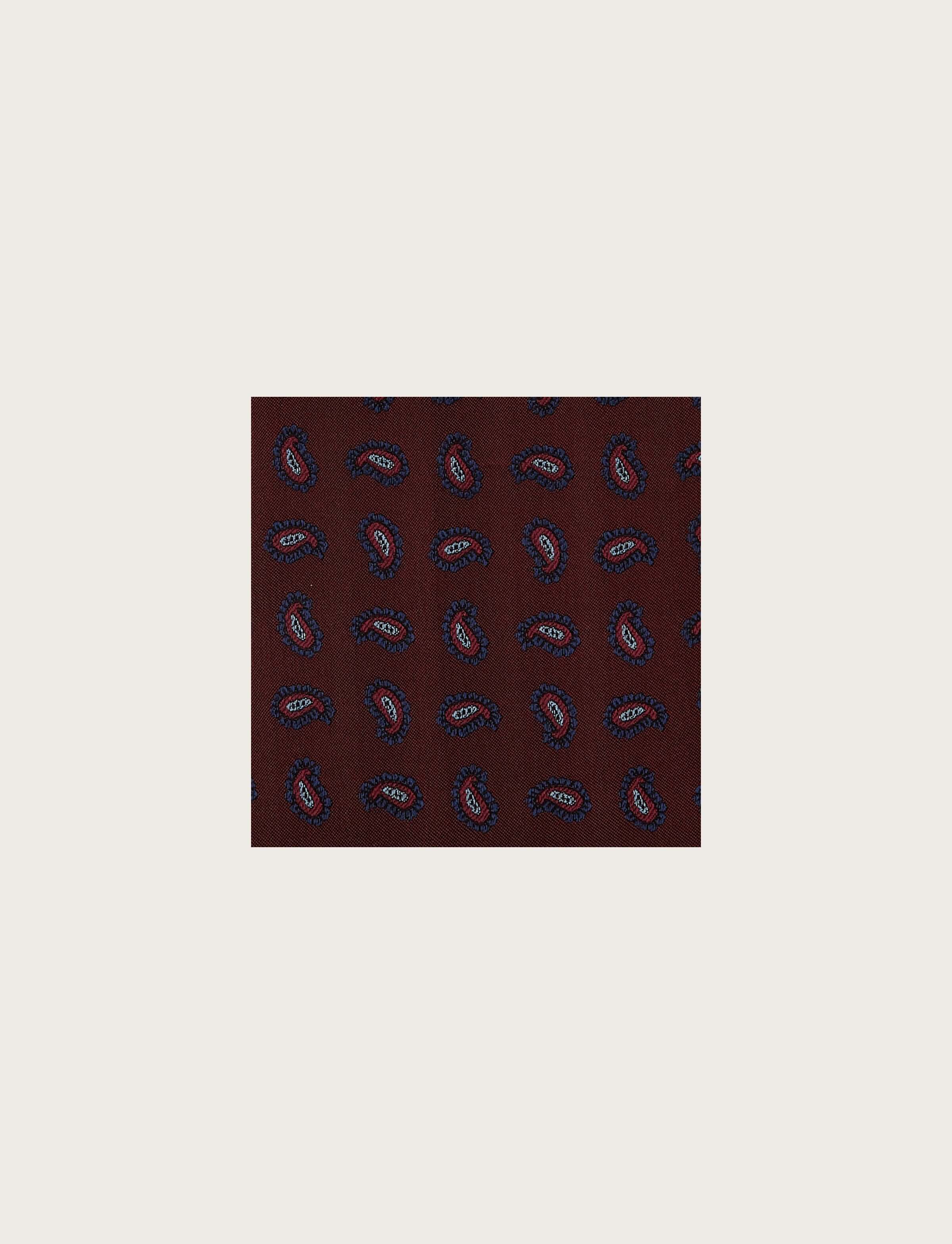 Pochette in seta fantasia paisley
