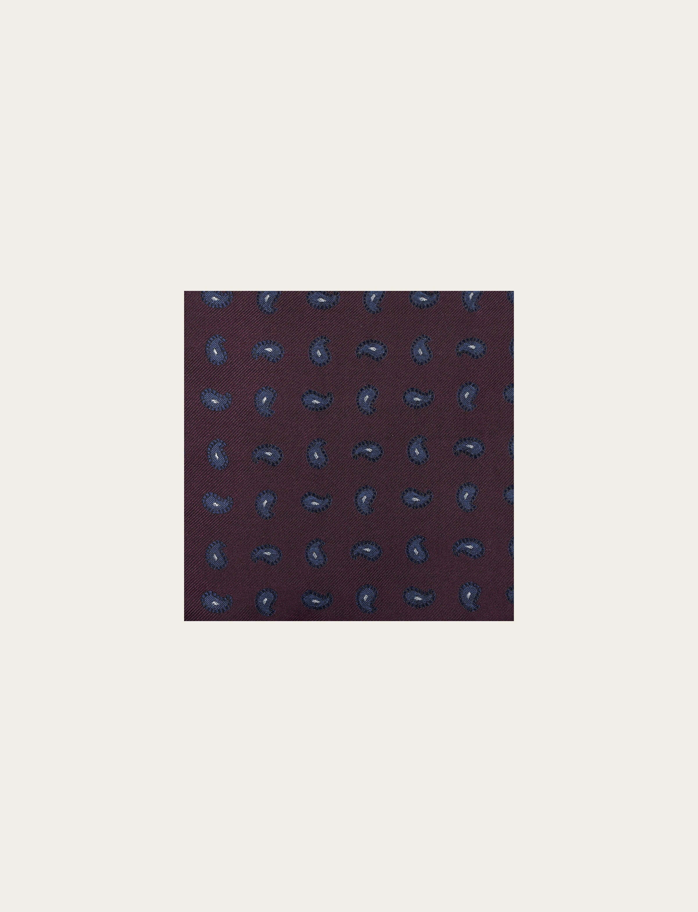 Pochette in seta con fantasia cachemire - Image 3
