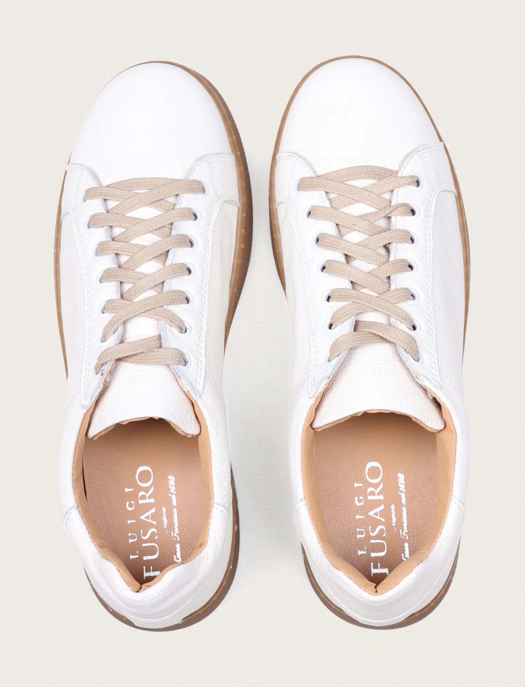 Sneakers in pelle bottalata con suola in gomma - Image 20
