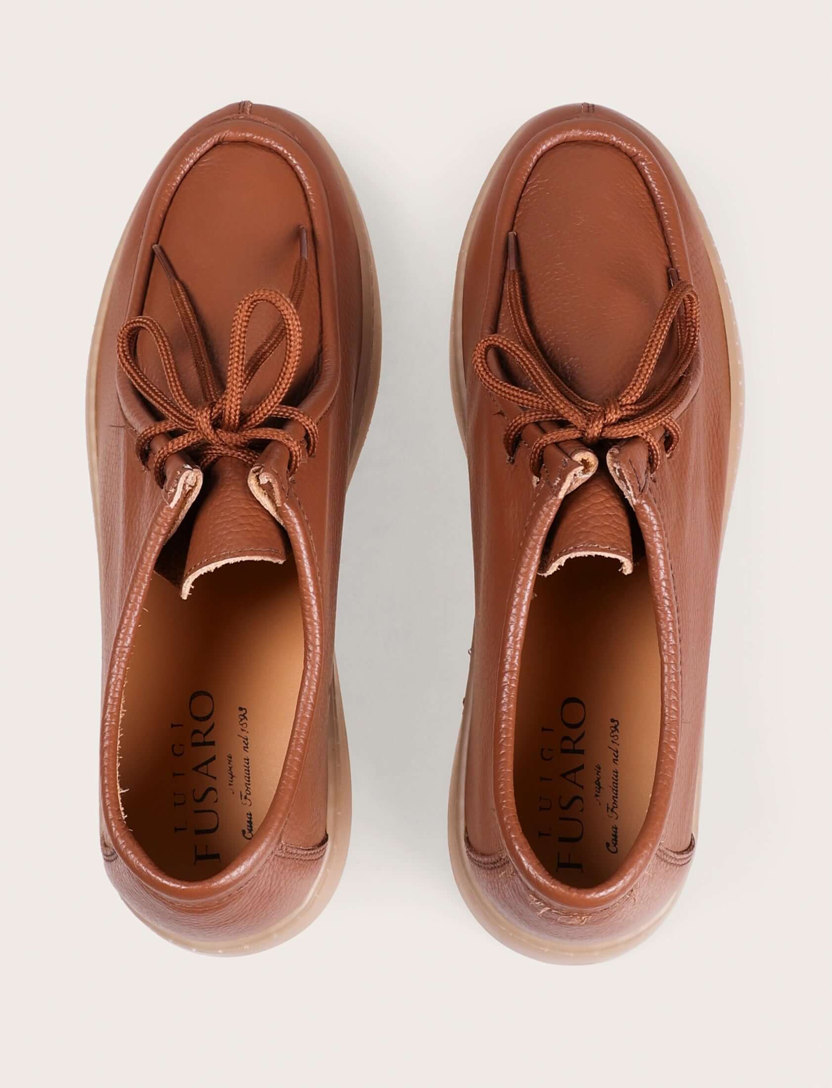 Scarpe stringate in pelle bottalata - Image 4