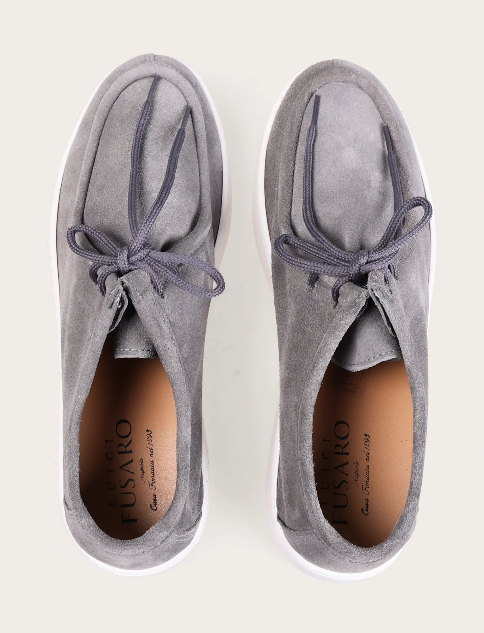 Scarpe stringate in camoscio - Image 12